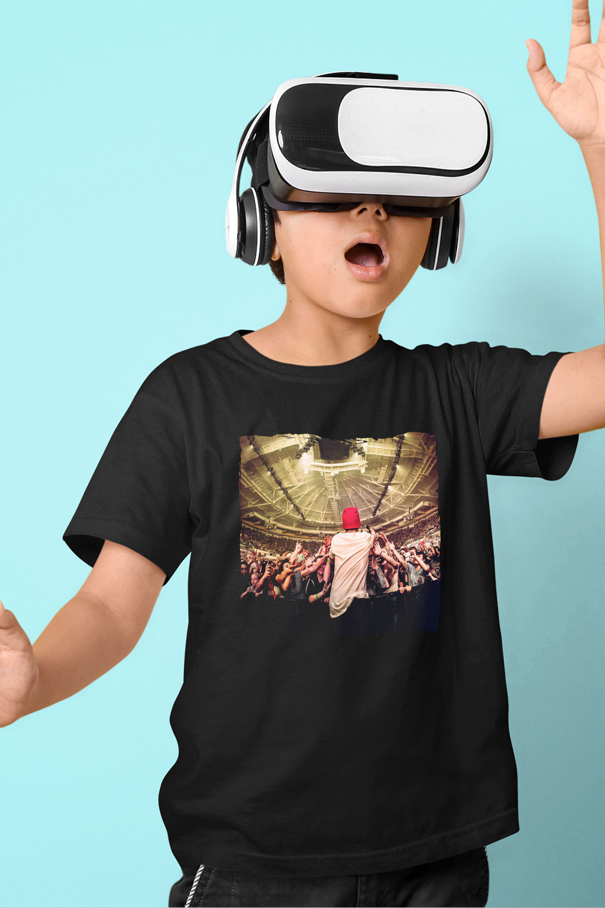 Avicii Siyah Unisex Çocuk Tişört