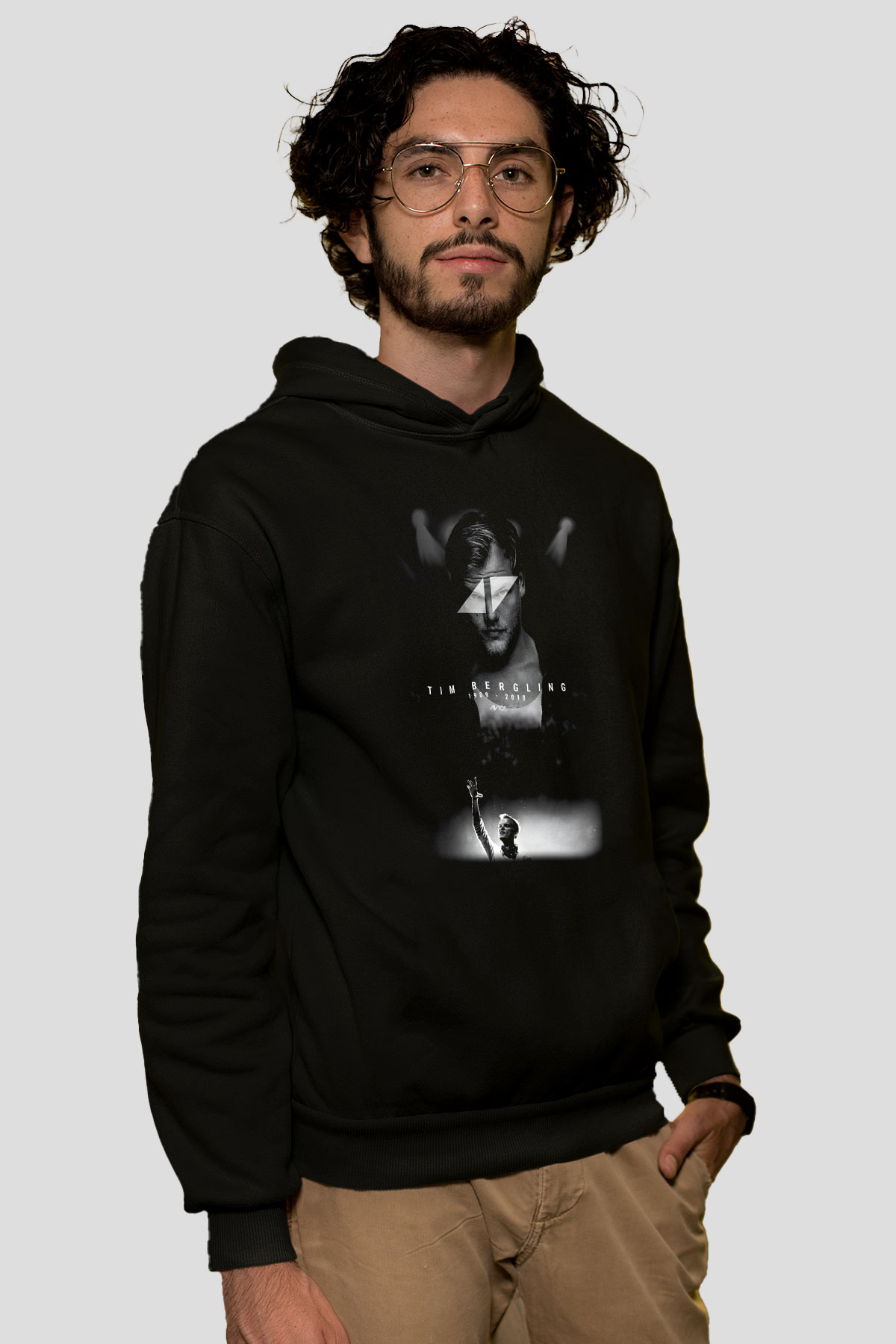 Avicii Siyah Unisex Hoodie