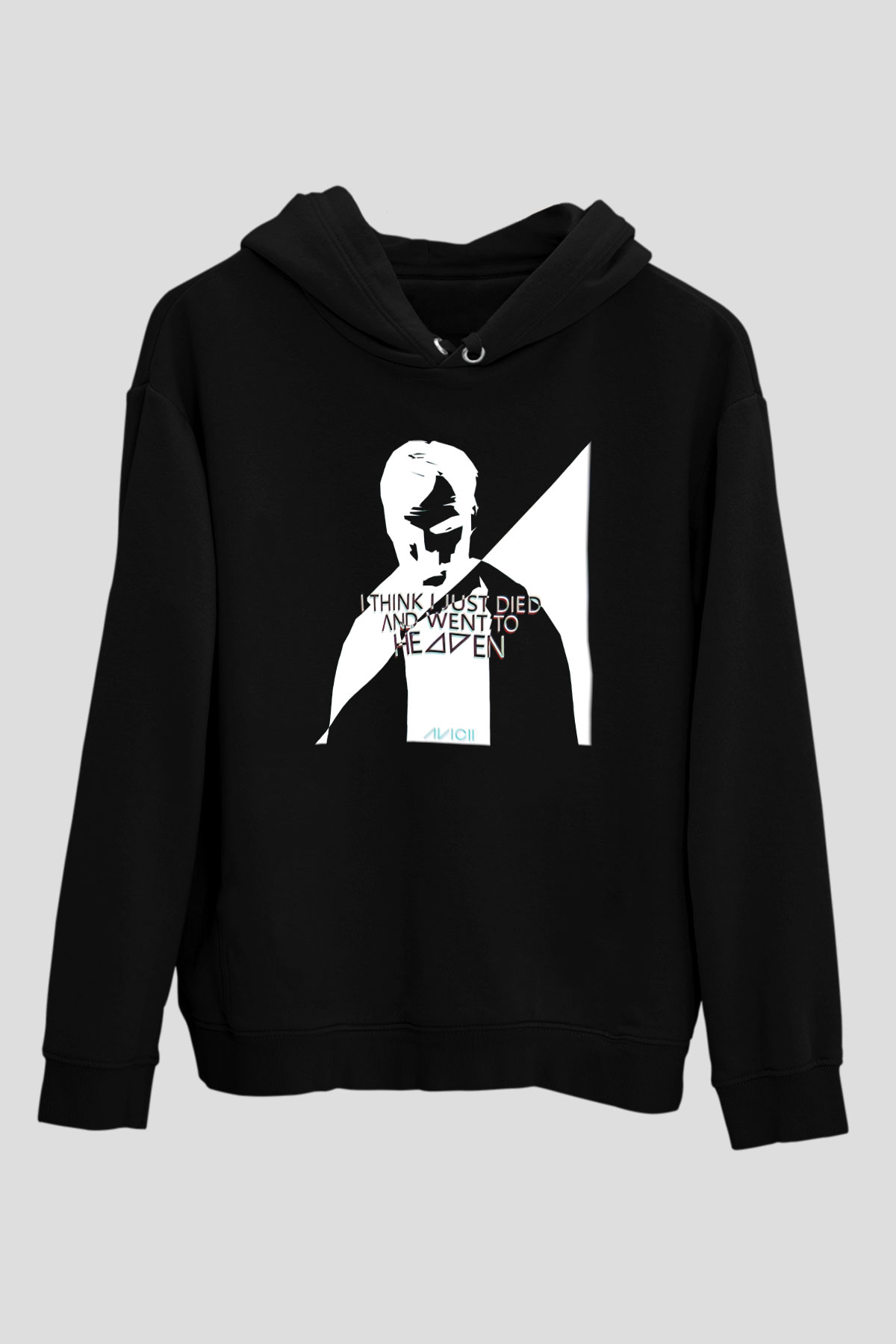 Avicii Siyah Unisex Hoodie