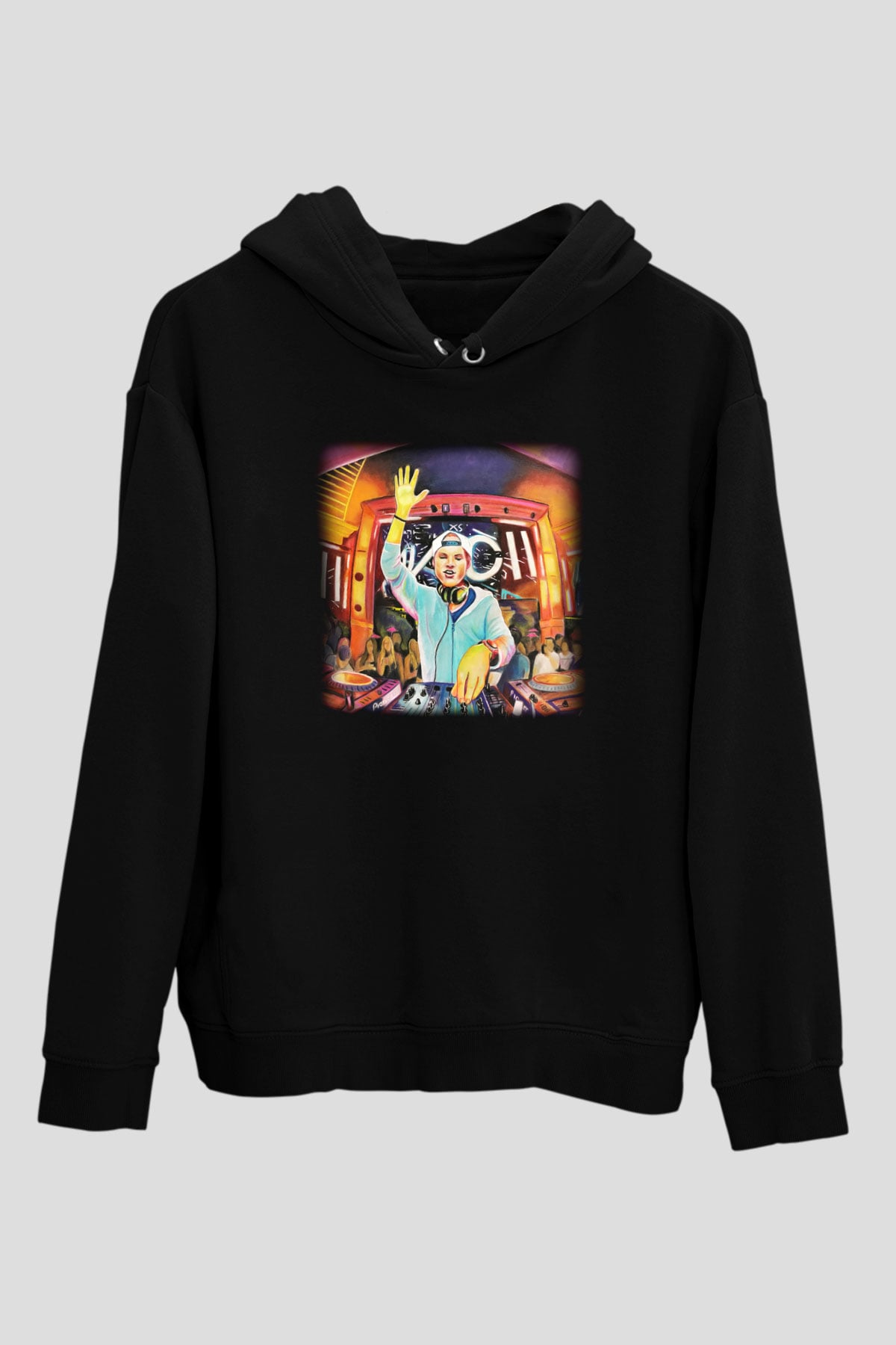 Avicii Siyah Unisex Hoodie