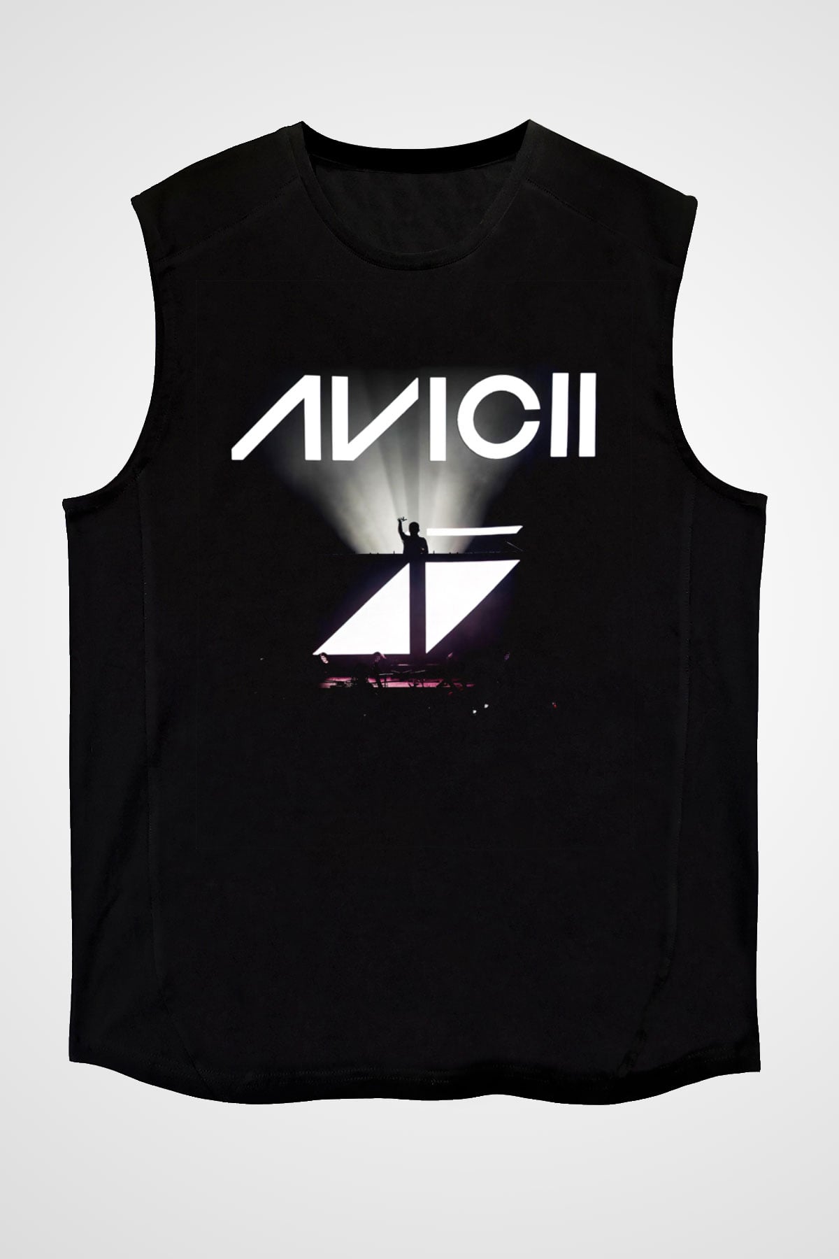 Avicii Siyah Unisex Kolsuz Tişört