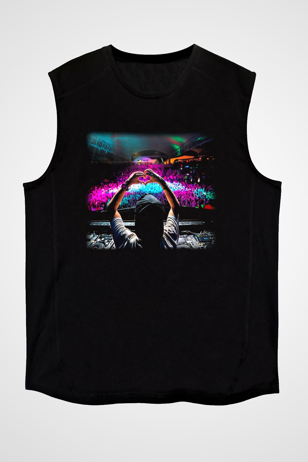 Avicii Siyah Unisex Kolsuz Tişört