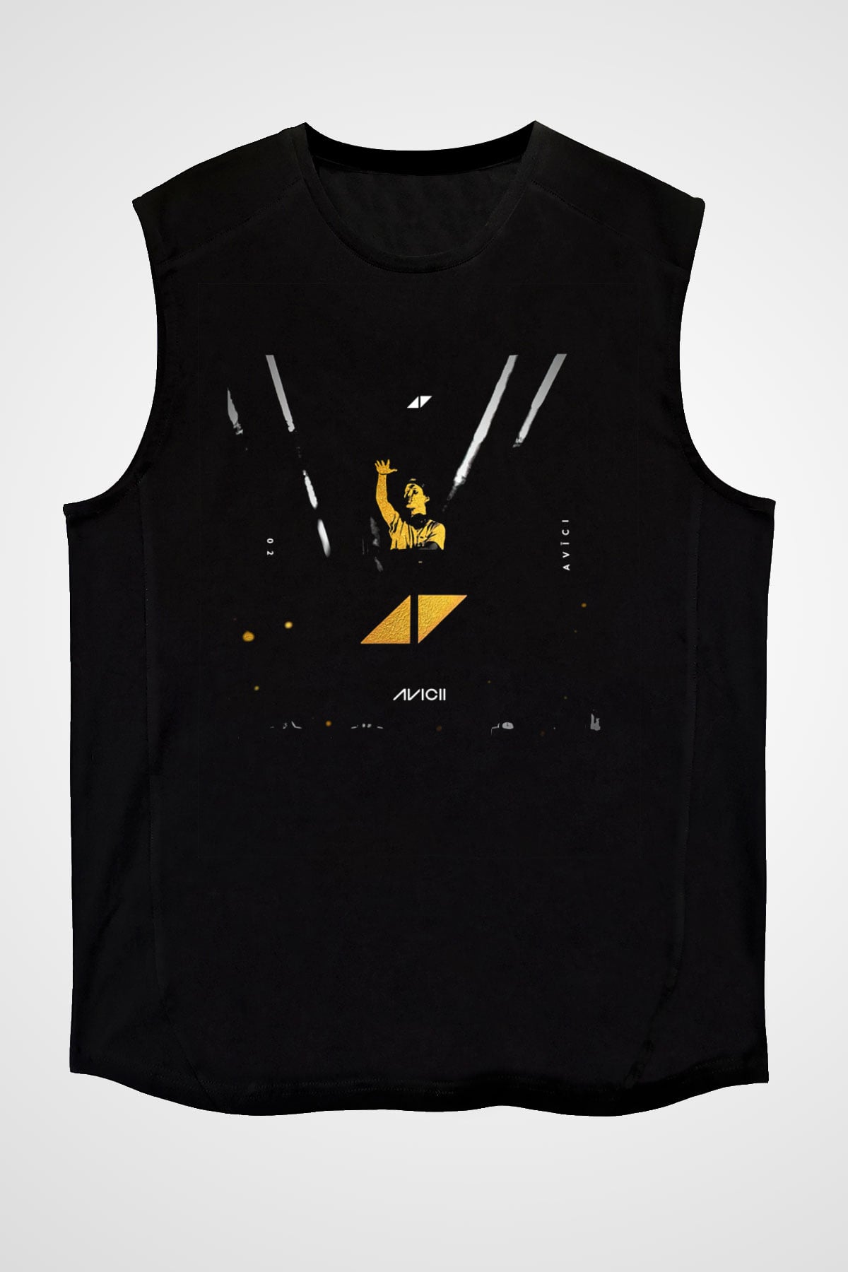 Avicii Siyah Unisex Kolsuz Tişört