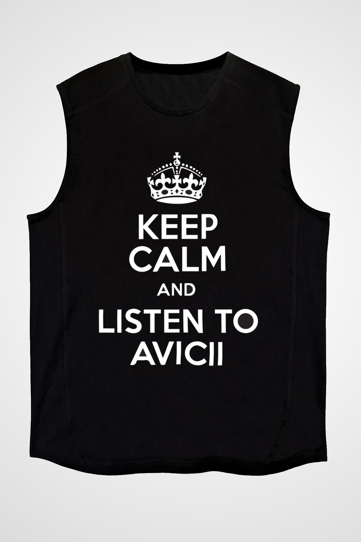 Avicii Siyah Unisex Kolsuz Tişört