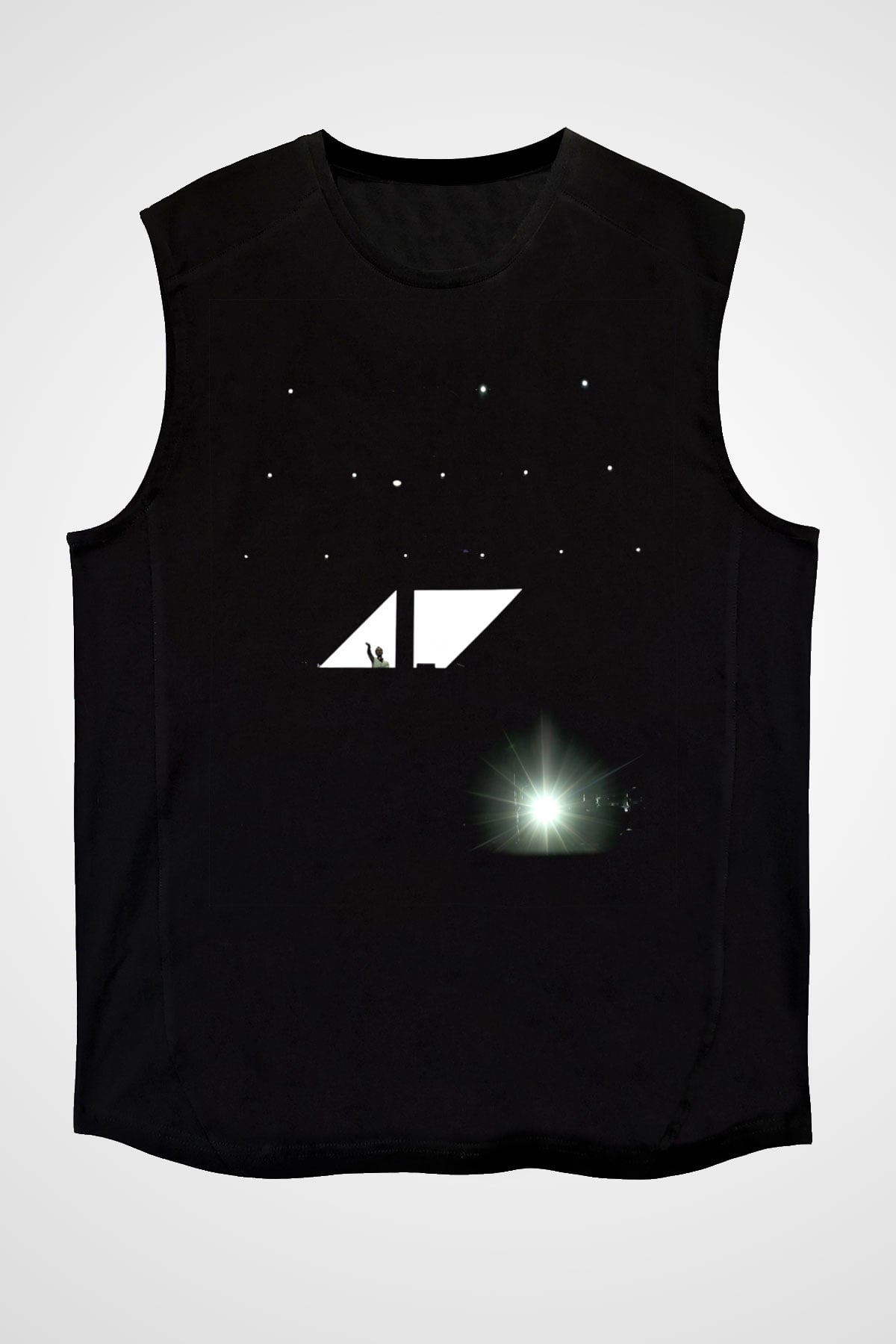 Avicii Siyah Unisex Kolsuz Tişört