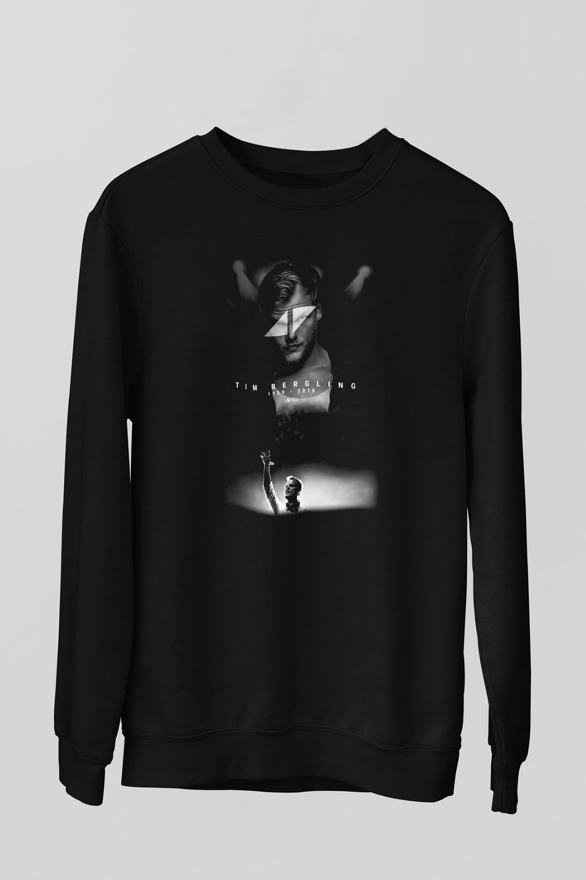 Avicii Siyah Unisex Sweatshirt