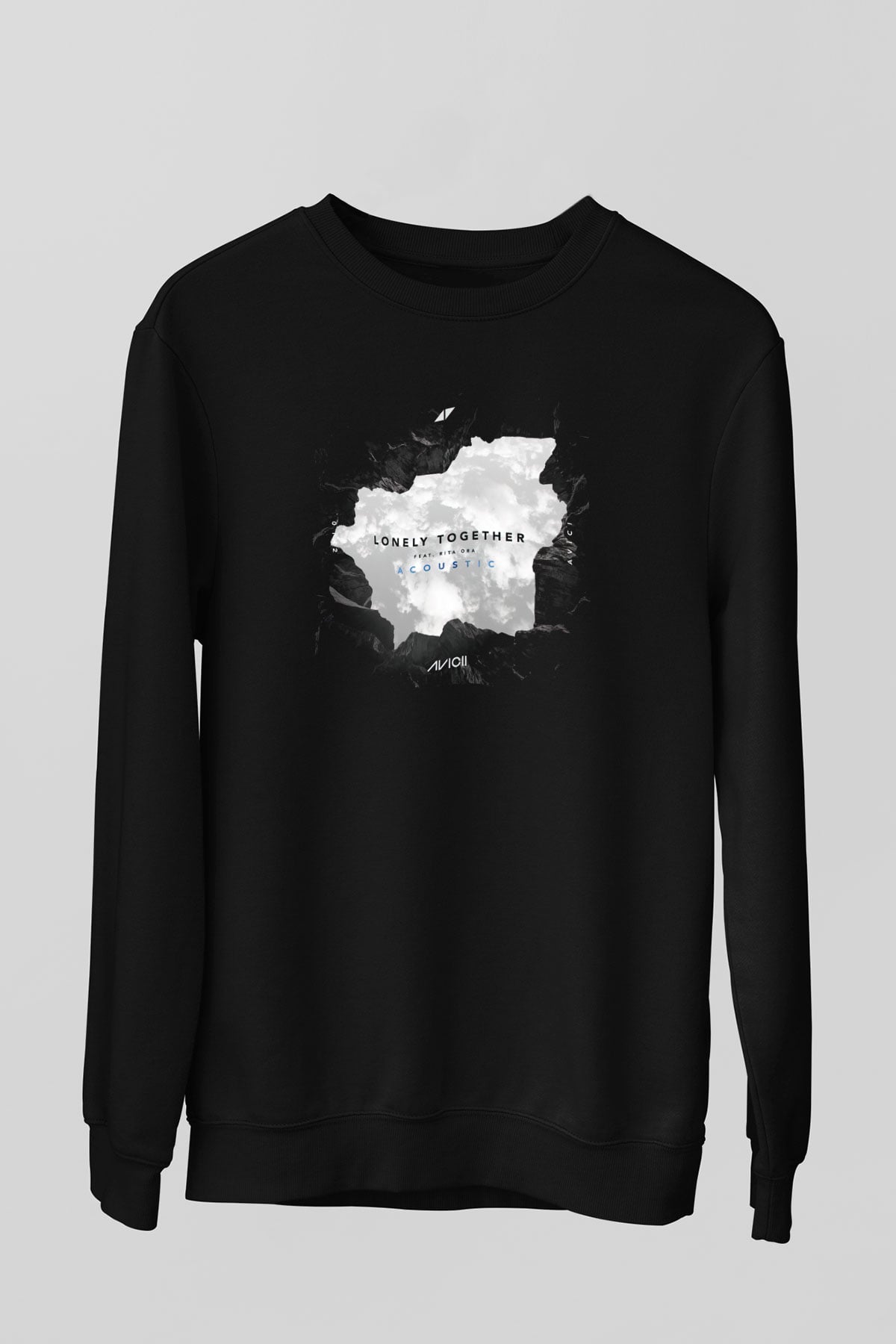 Avicii Siyah Unisex Sweatshirt