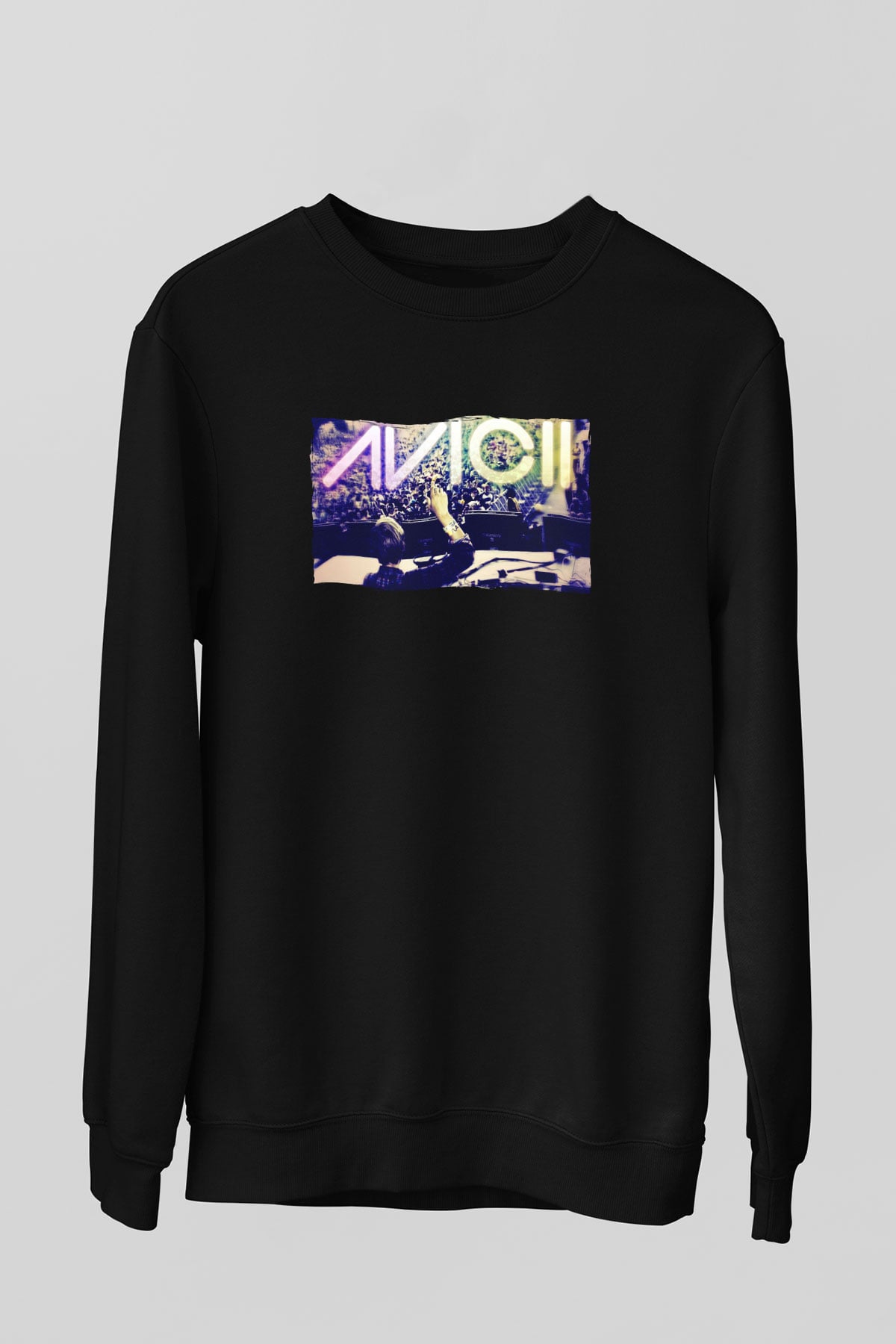 Avicii Siyah Unisex Sweatshirt