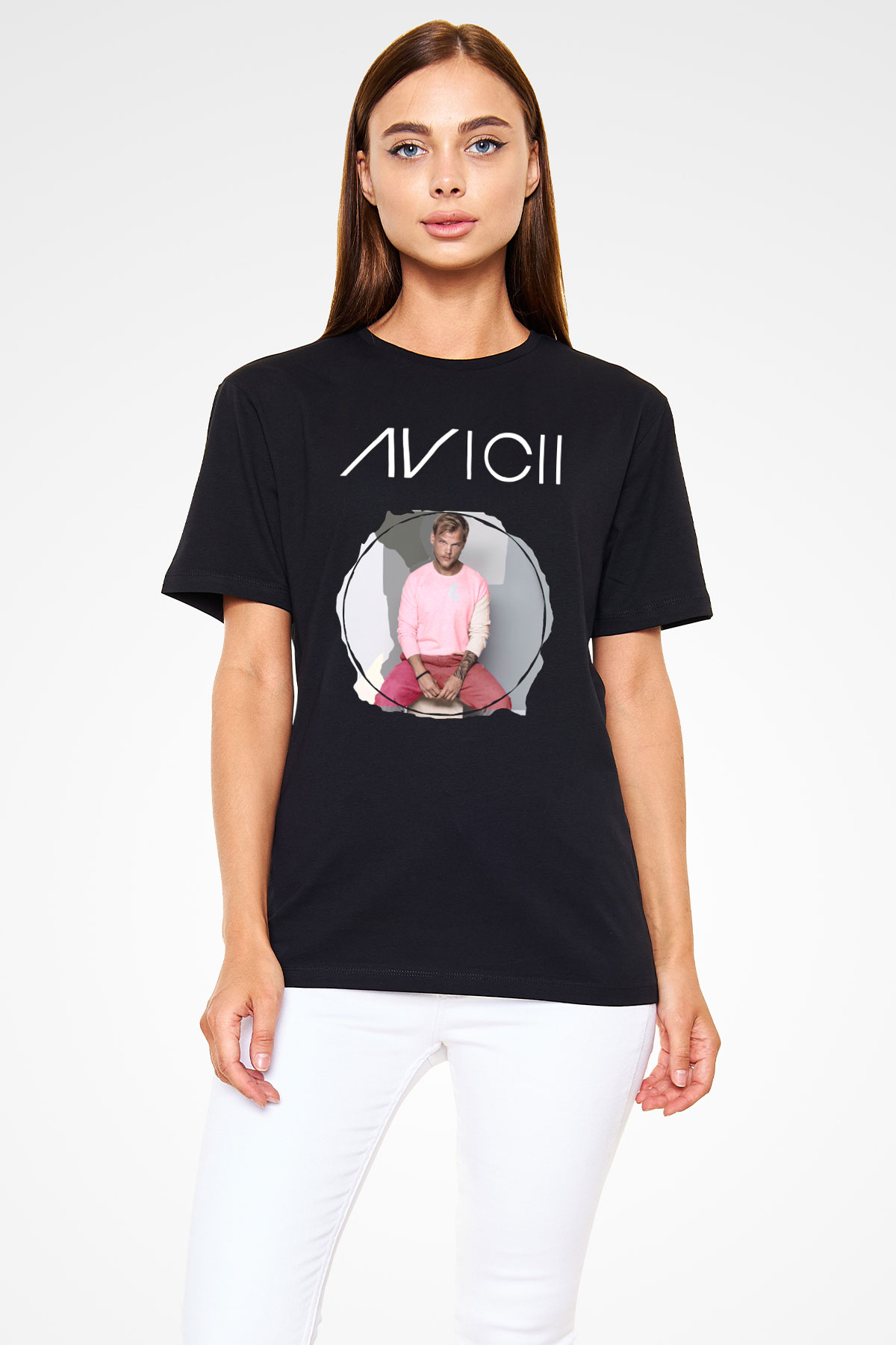 Avicii Siyah Unisex Tişört T-Shirt - TişörtFabrikası