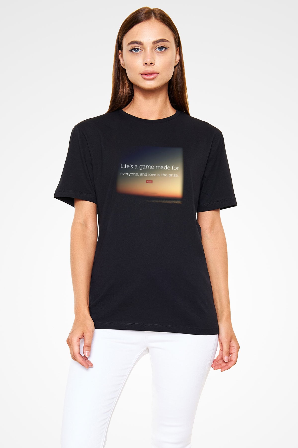 Avicii Siyah Unisex Tişört T-Shirt - TişörtFabrikası