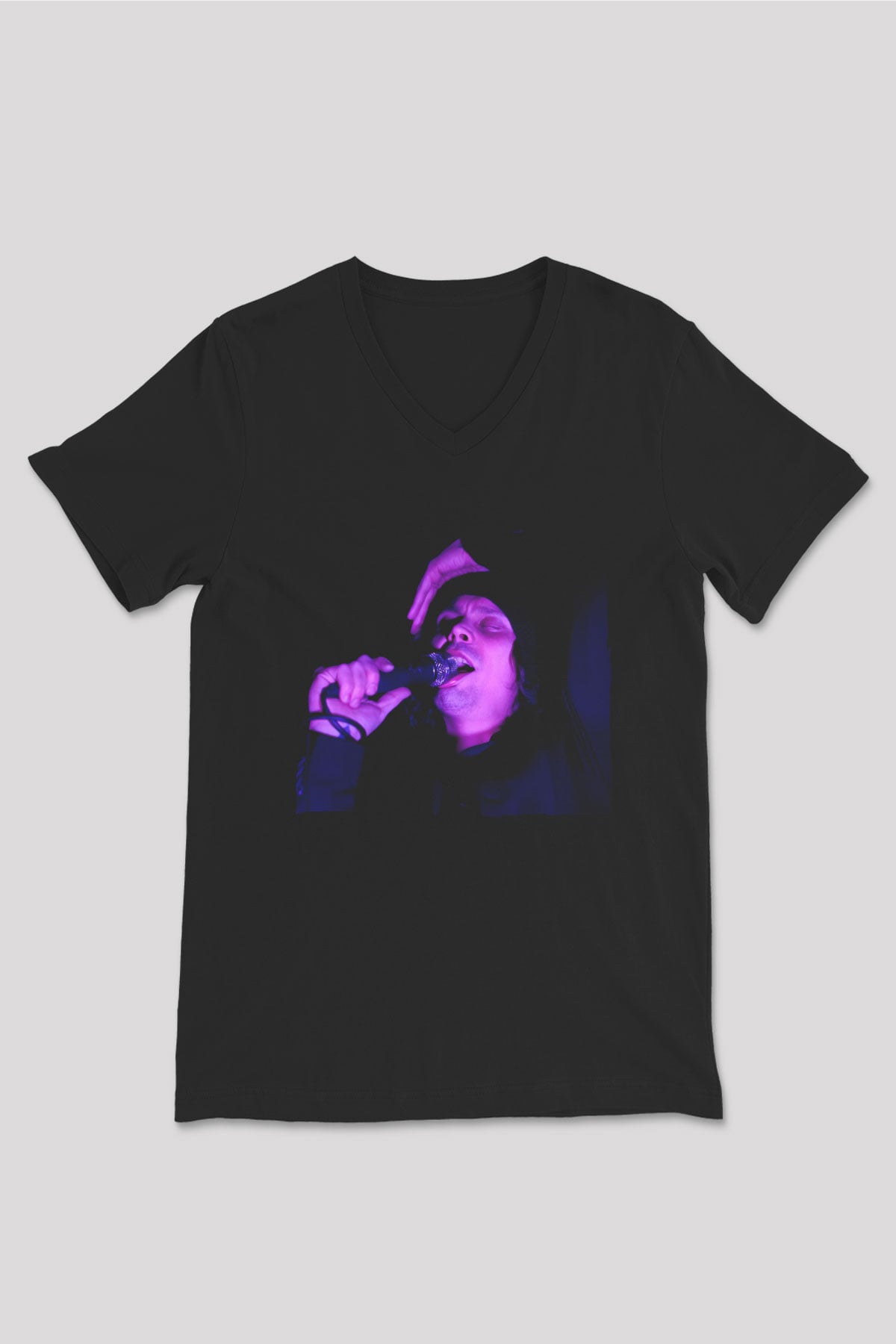 Avicii Siyah Unisex V Yaka Tişört