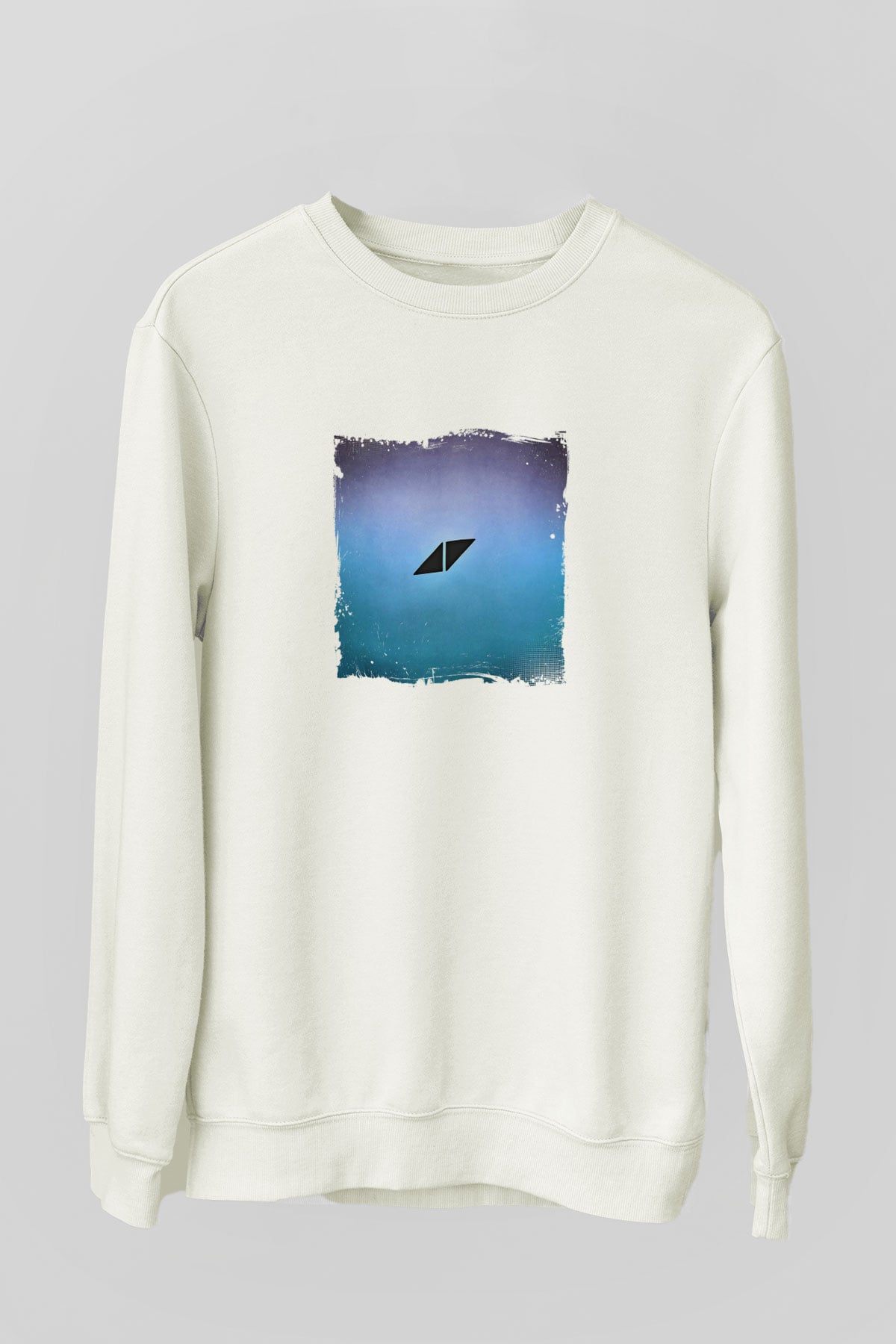 AviciiBaskılı Beyaz Sweatshirt