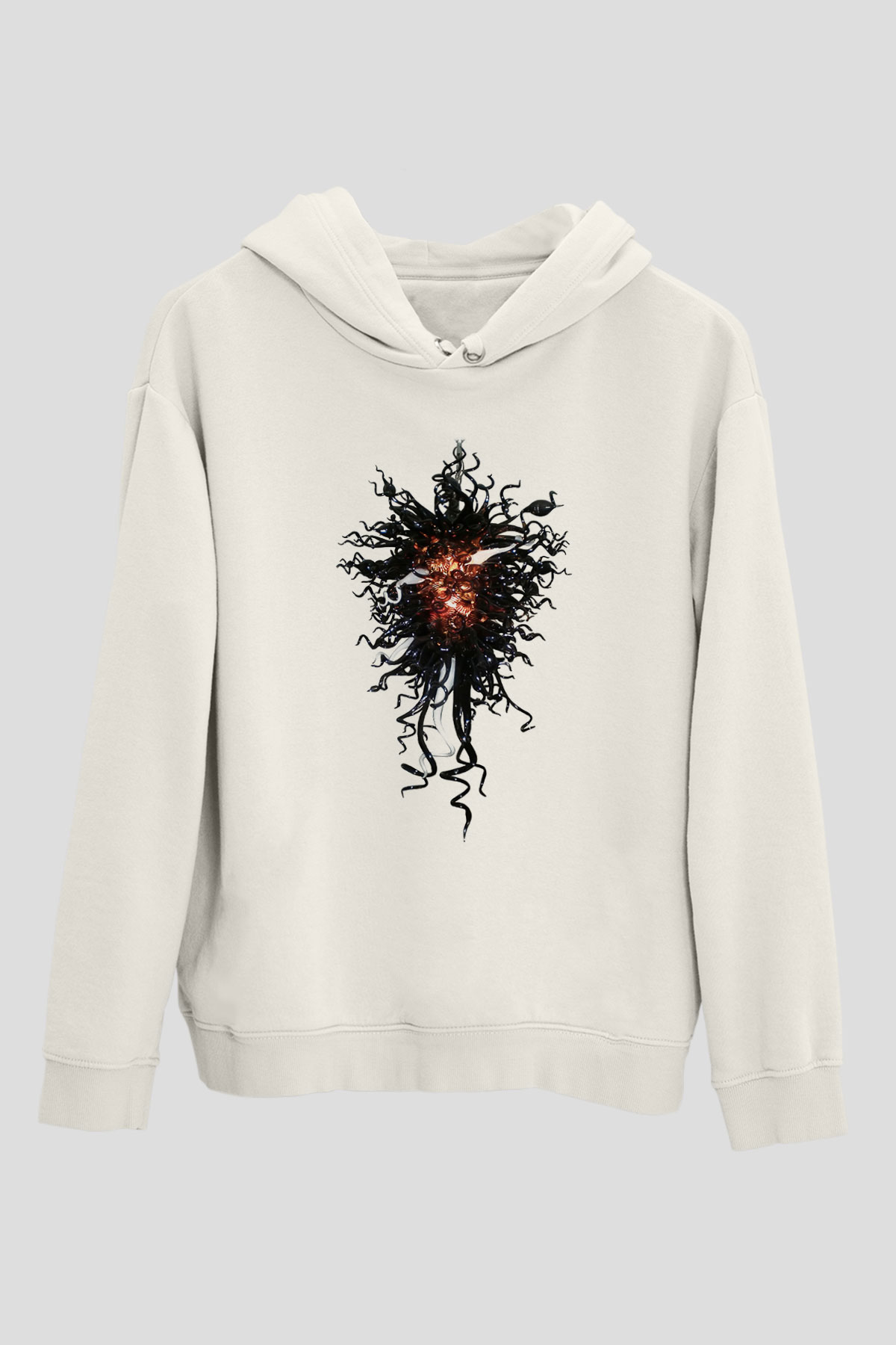 Avizeci Beyaz Unisex Hoodie