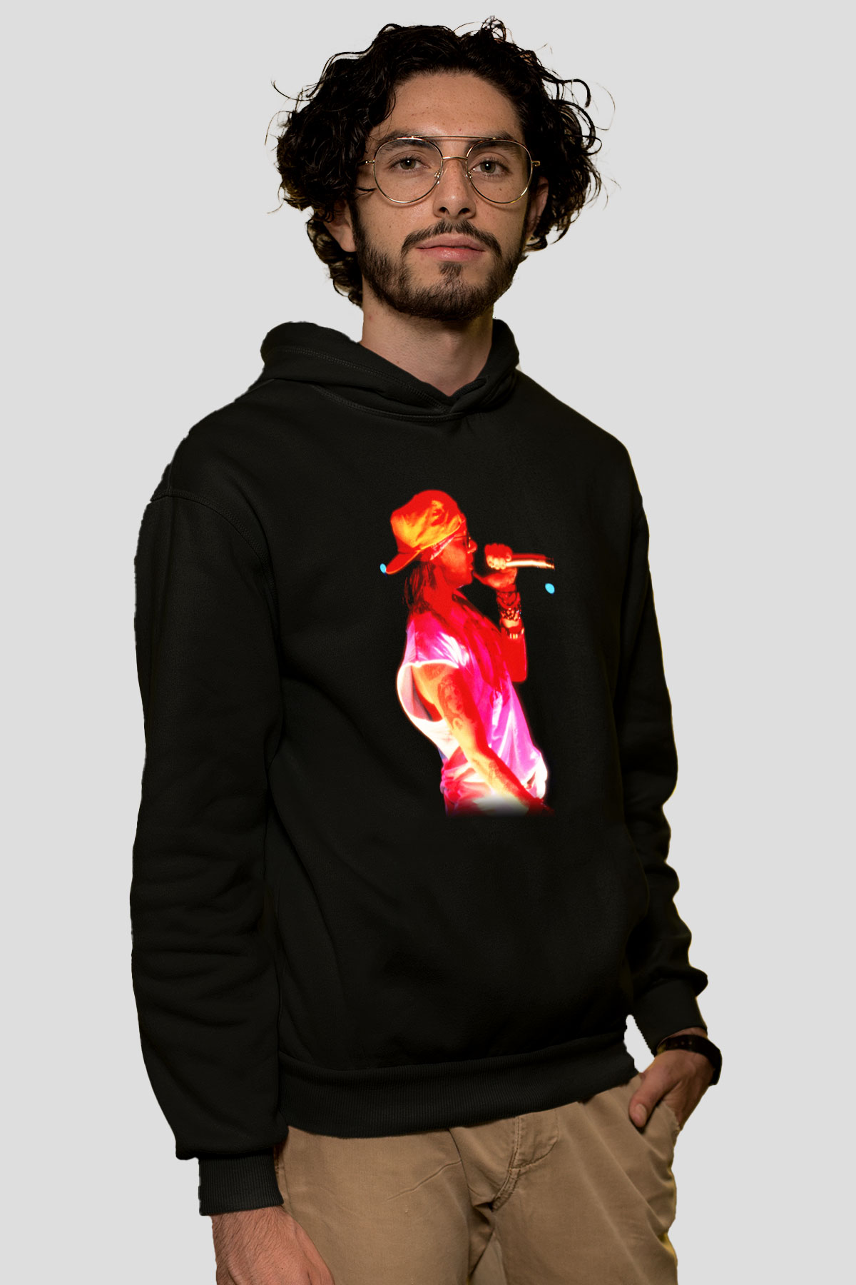Axl Rose Siyah Unisex Hoodie