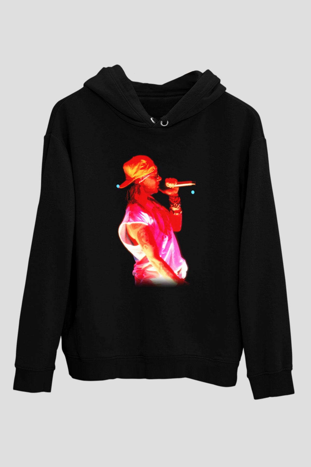 Axl Rose Siyah Unisex Hoodie