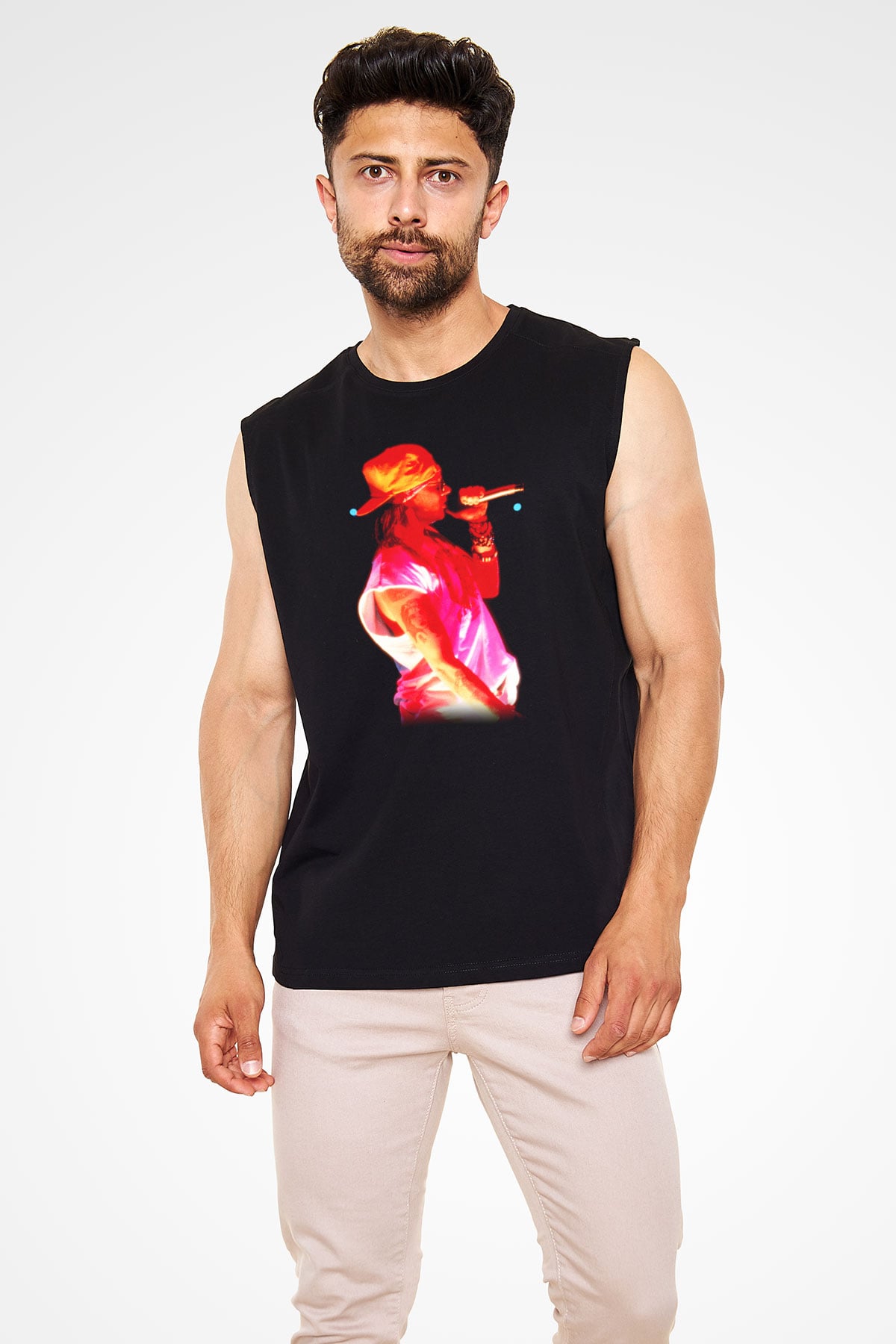 Axl Rose Siyah Unisex Kolsuz Tişört