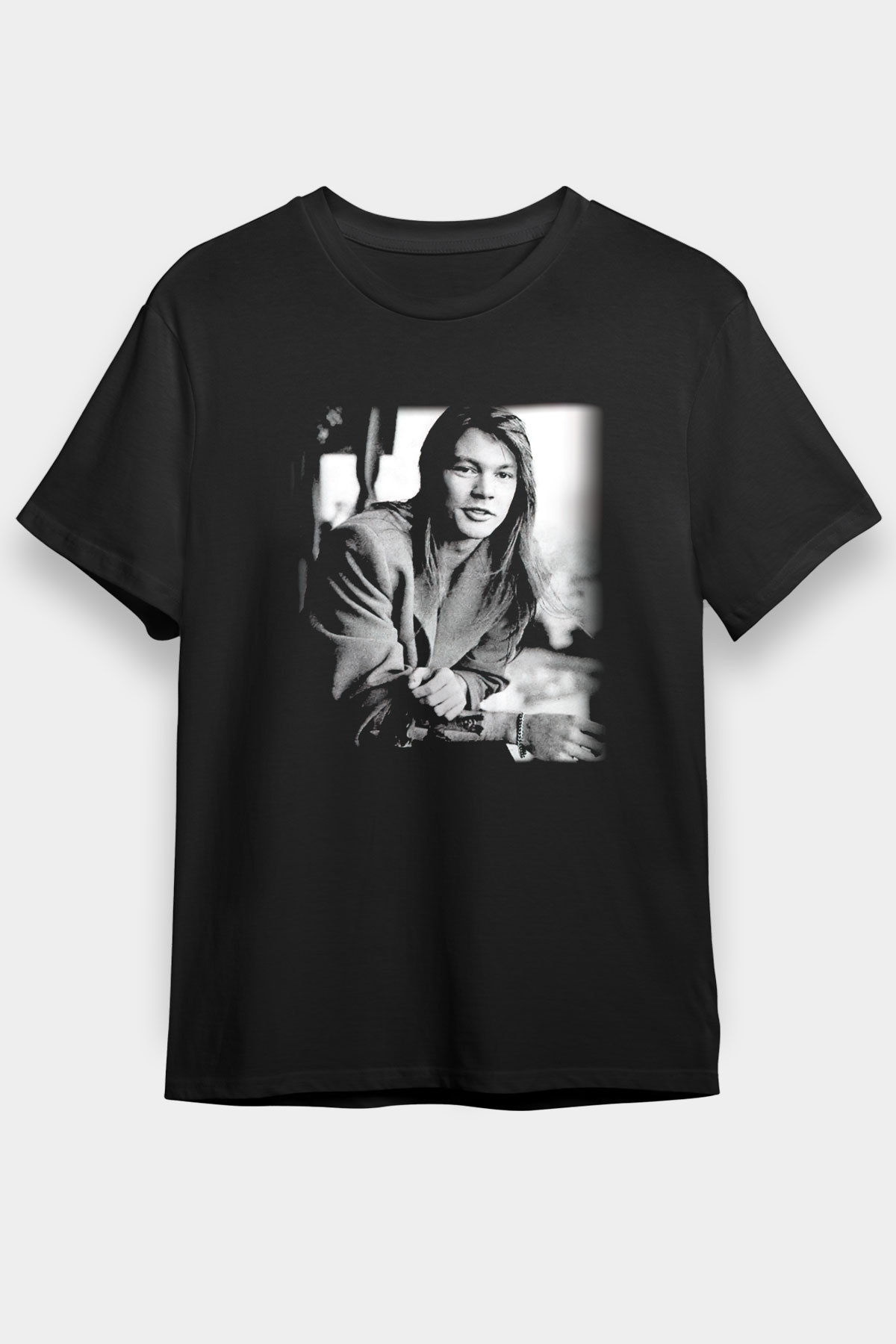 Axl Rose Siyah Unisex Tişört T-Shirt - TişörtFabrikası