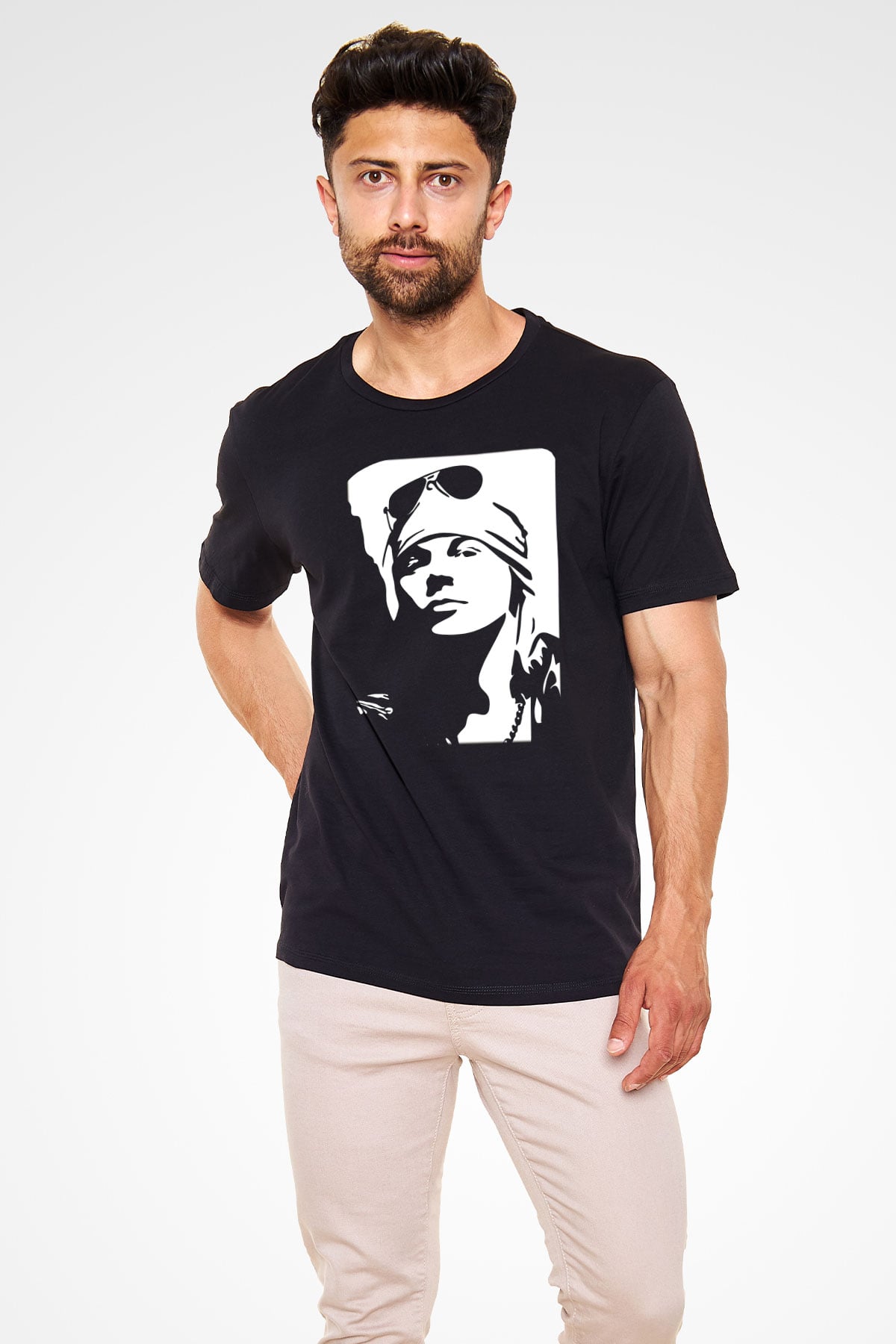 Axl Rose Siyah Unisex Tişört T-Shirt - TişörtFabrikası