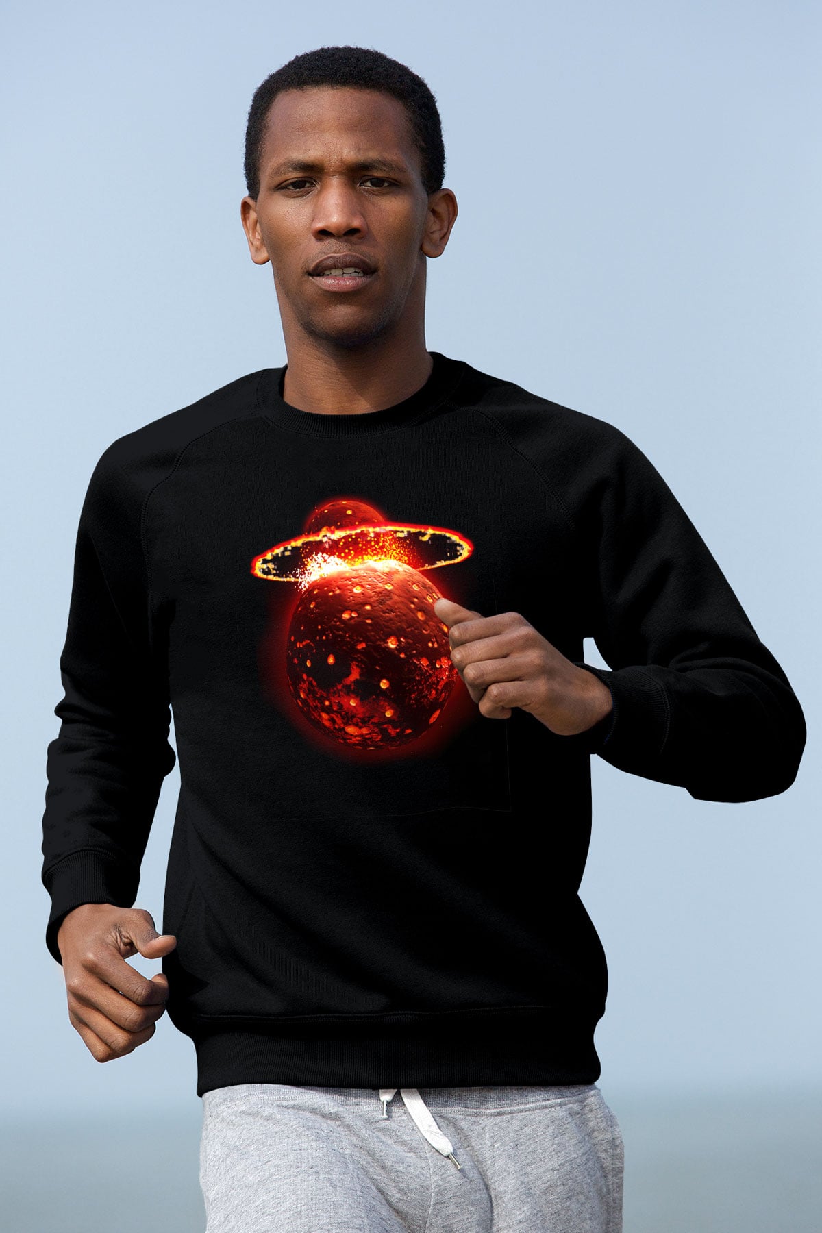 Ay Siyah Unisex Sweatshirt