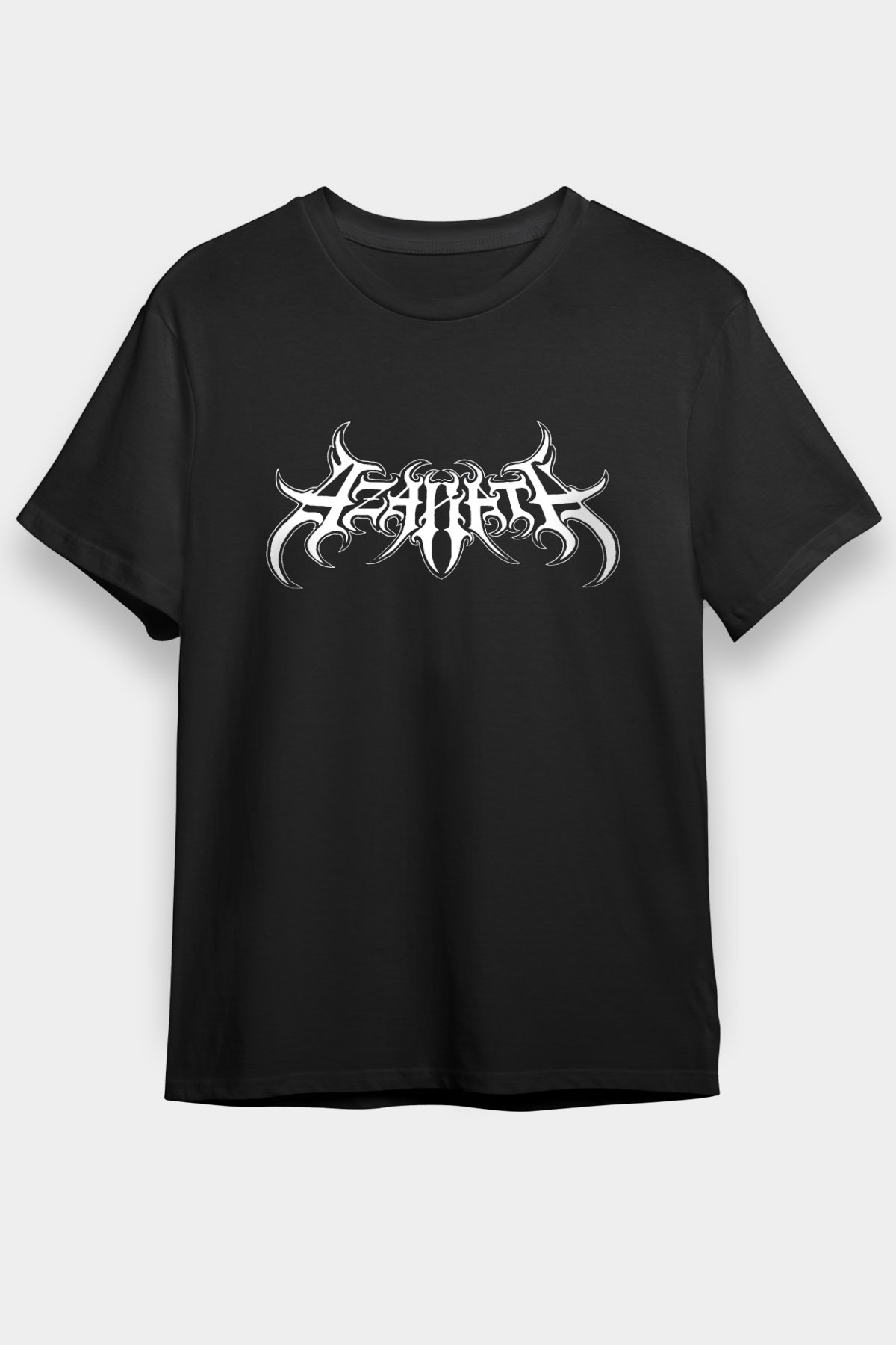 Azarath Baskılı Unisex Siyah Tişört - Tshirt
