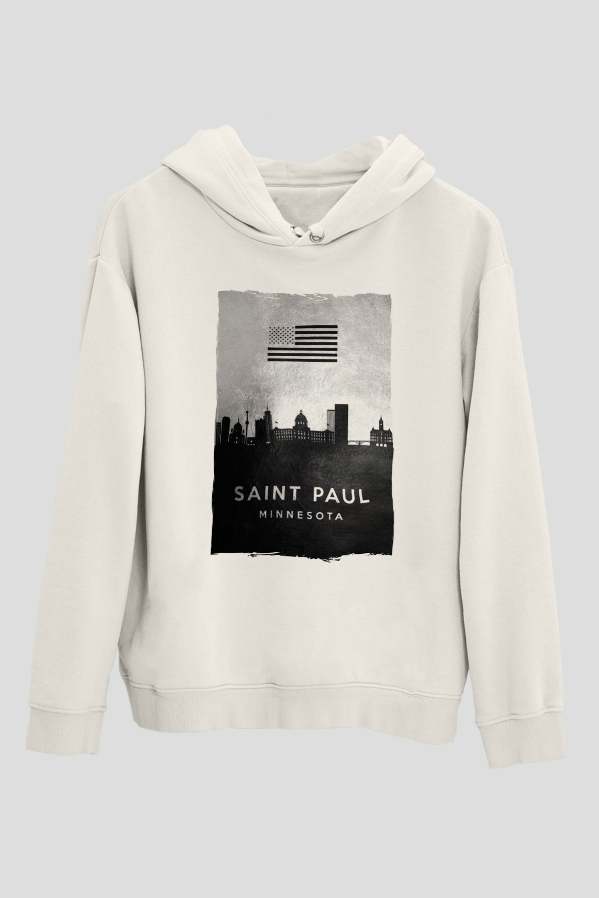 Aziz Paul Katedrali Beyaz Unisex Hoodie