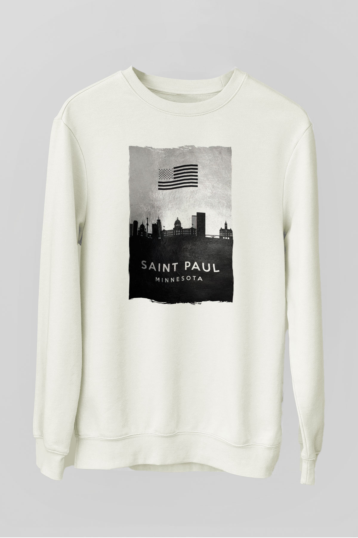 Aziz Paul Katedrali Beyaz Unisex Sweatshirt