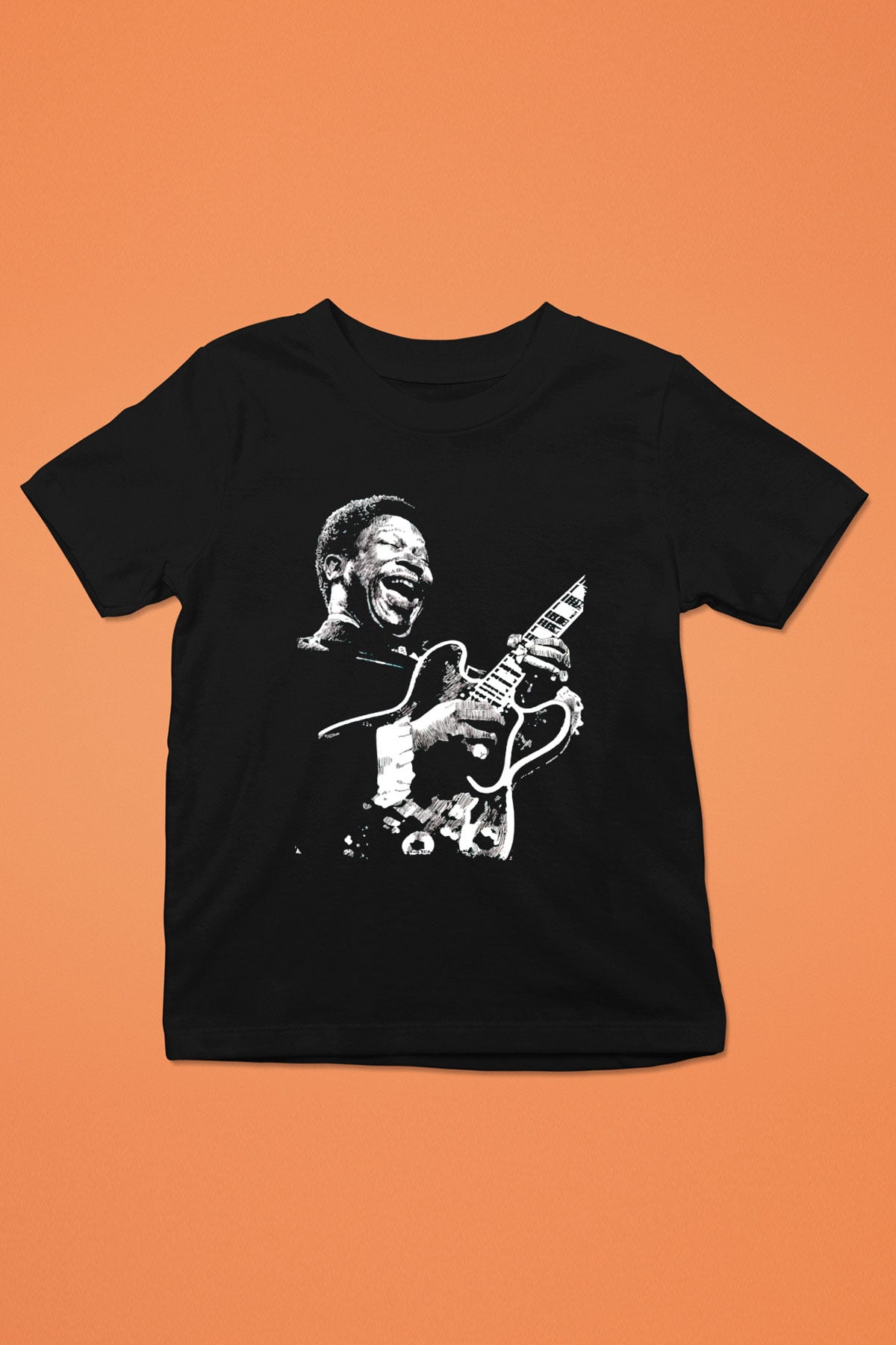 B.B. King Siyah Unisex Çocuk Tişört