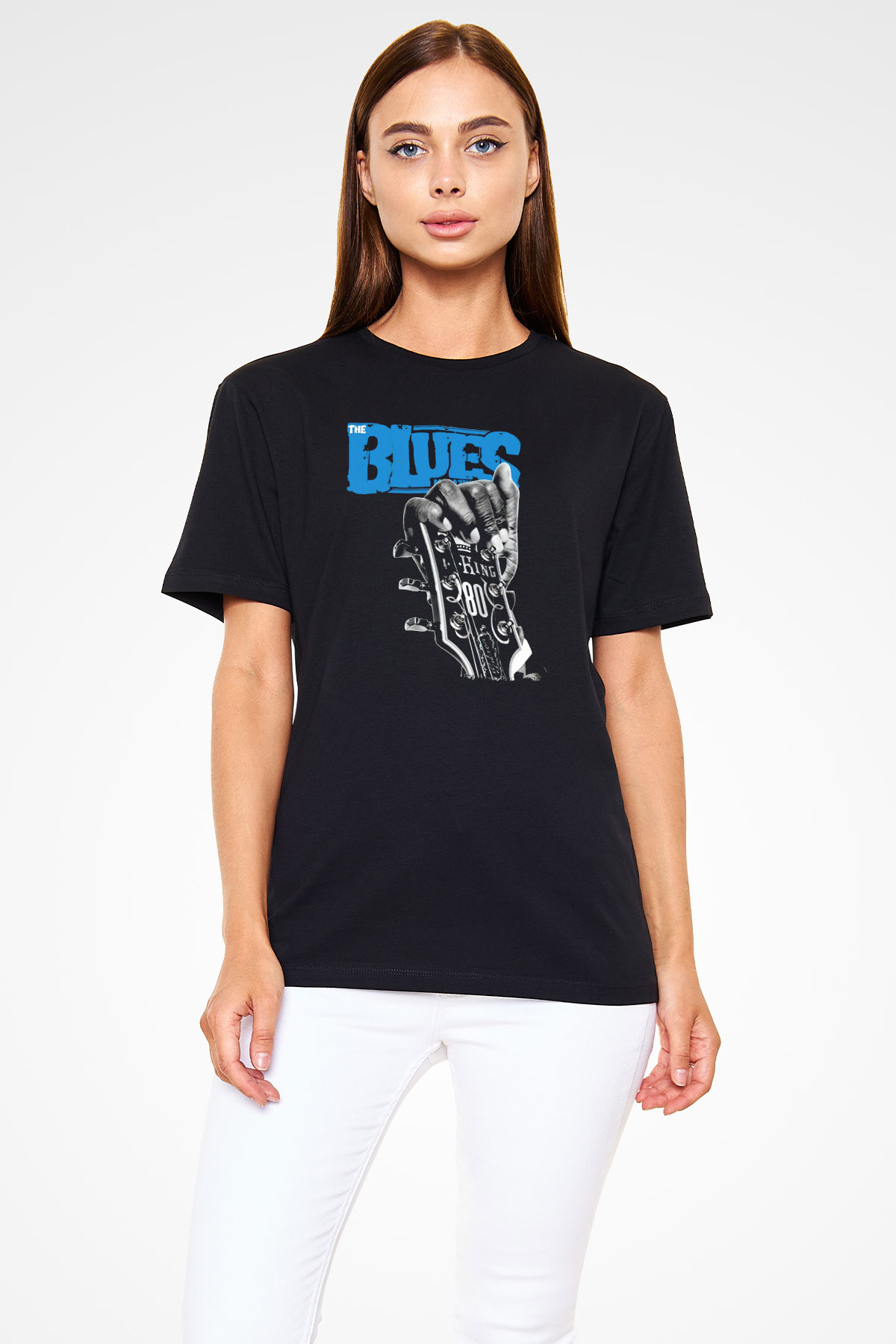B.B. King Siyah Unisex Tişört T-Shirt - TişörtFabrikası