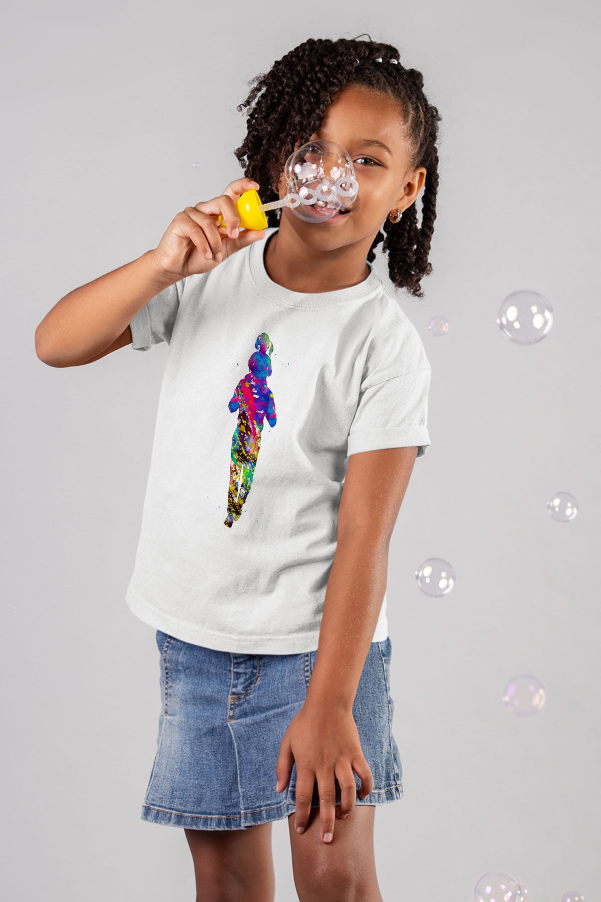 Babalar Günü Baskılı Beyaz Unisex Beyaz Çocuk Tişört - Tshirt