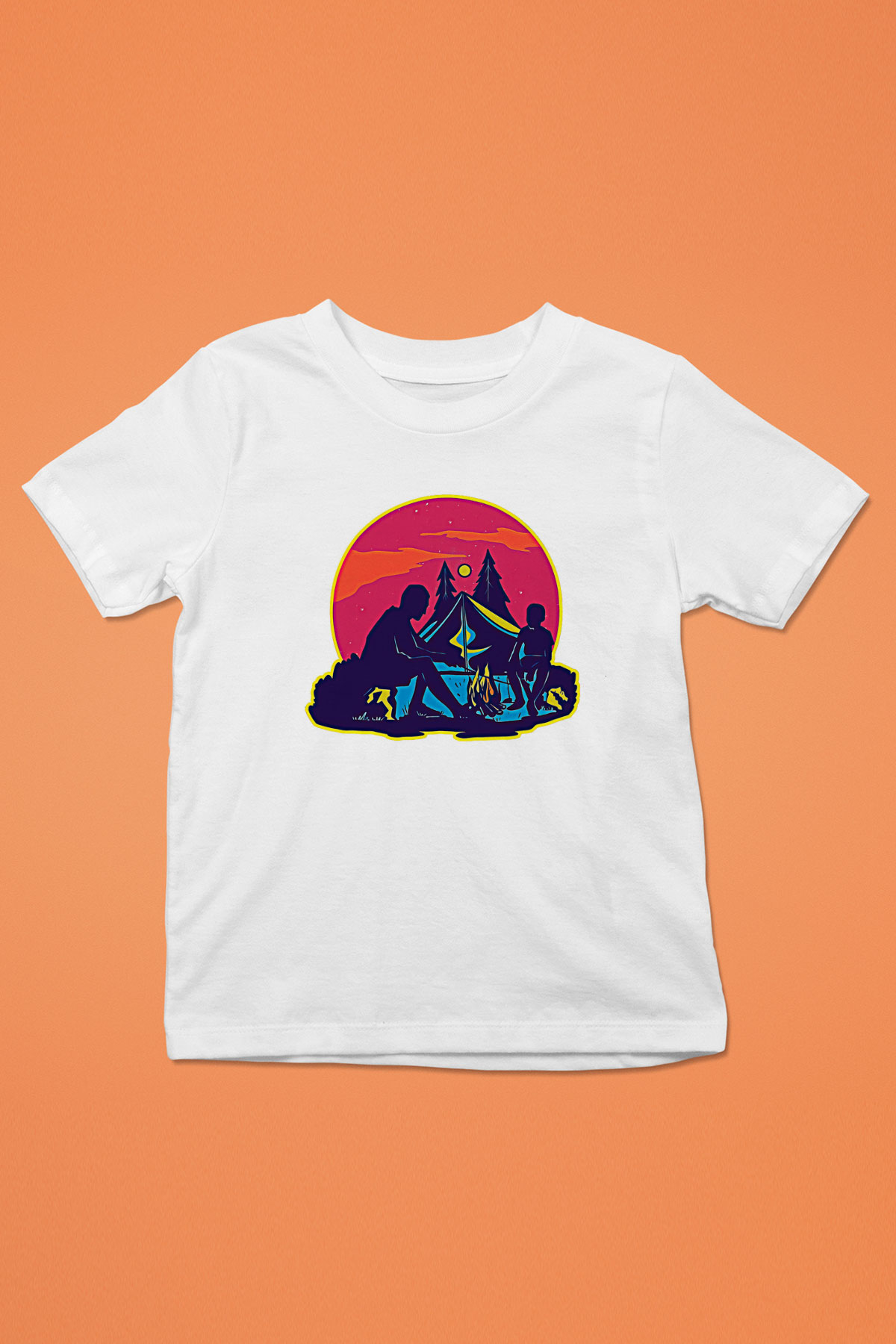 Babalar Günü Baskılı Beyaz Unisex Beyaz Çocuk Tişört - Tshirt