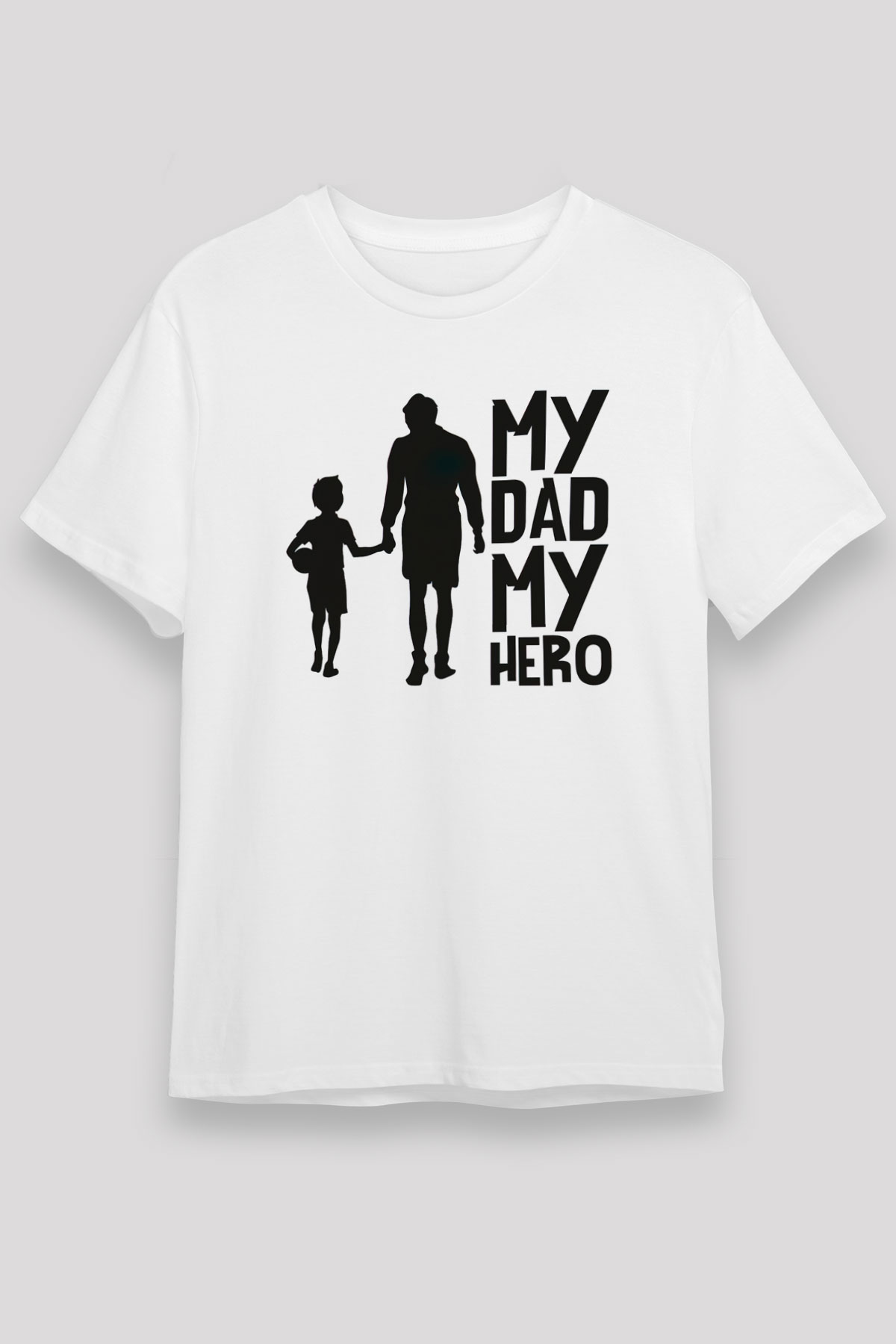 Babalar Günü Beyaz Unisex Tişört T-Shirt - TişörtFabrikası