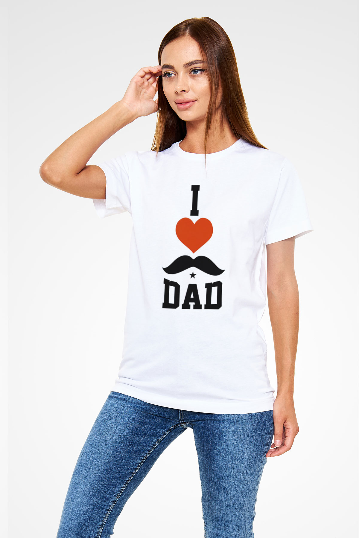 Babalar Günü Beyaz Unisex Tişört T-Shirt - TişörtFabrikası