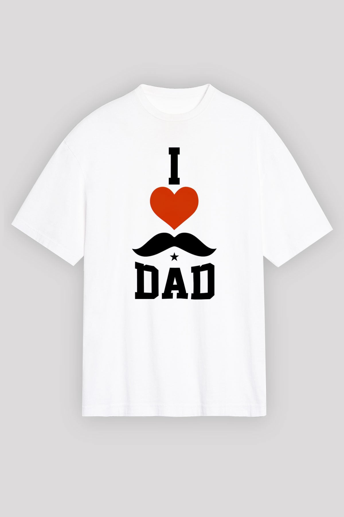 Babalar Günü Beyaz Unisex Tişört T-Shirt - TişörtFabrikası