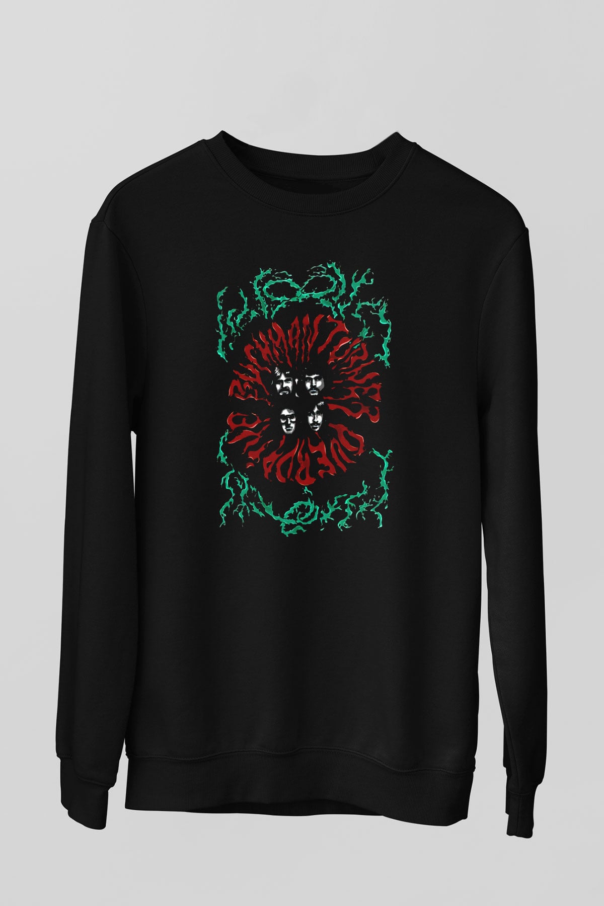 Bachman-Turner Overdrive Siyah Unisex Sweatshirt