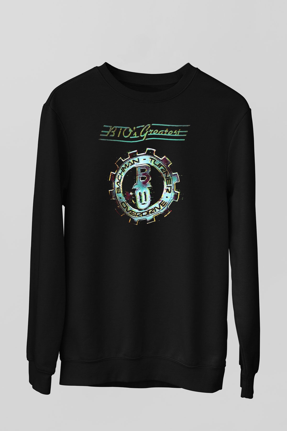 Bachman-Turner Overdrive Siyah Unisex Sweatshirt