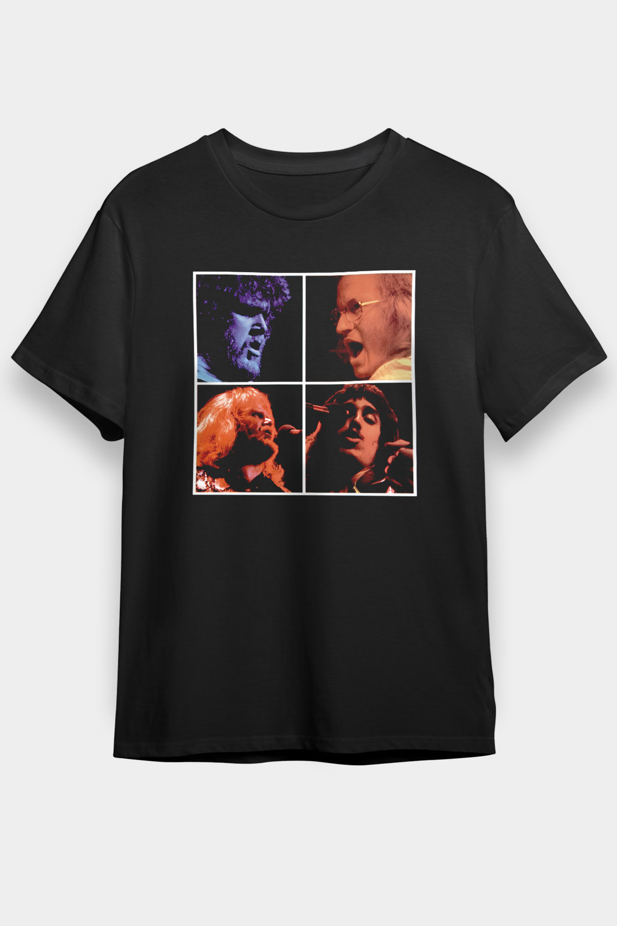 Bachman-Turner Overdrive Siyah Unisex Tişört T-Shirt - TişörtFabrikası