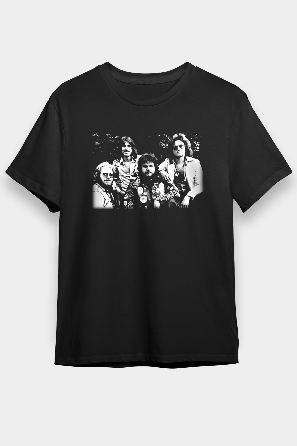 Bachman-Turner Overdrive Siyah Unisex Tişört T-Shirt - TişörtFabrikası