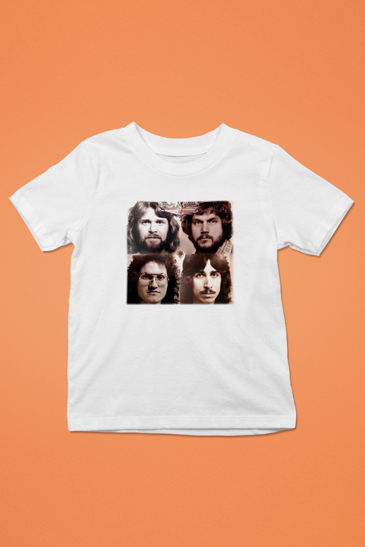 BachmanTurner Overdrive Baskılı Beyaz Unisex Çocuk Tişört