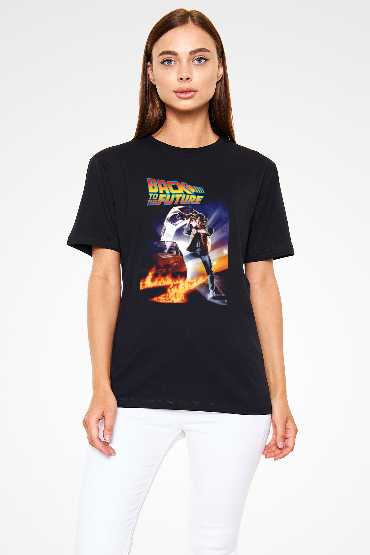 Back to the Future Geleceğe Dönüş Beyaz Unisex Tişört T-Shirt