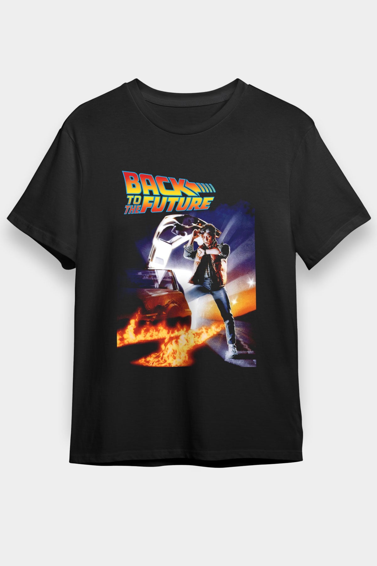 Back to the Future Geleceğe Dönüş Beyaz Unisex Tişört T-Shirt