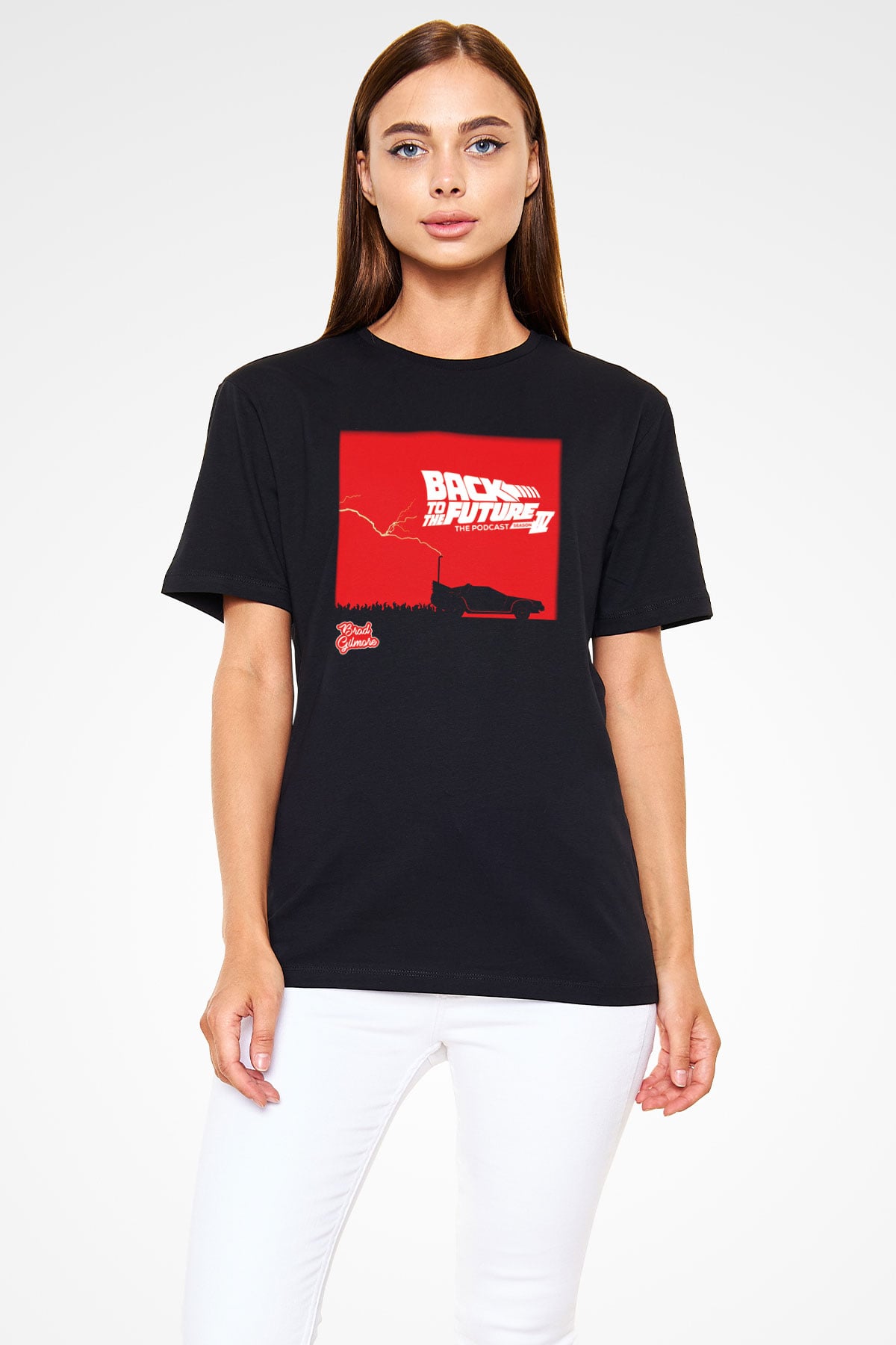Back to the future Geleceğe Dönüş Siyah Unisex Tişört