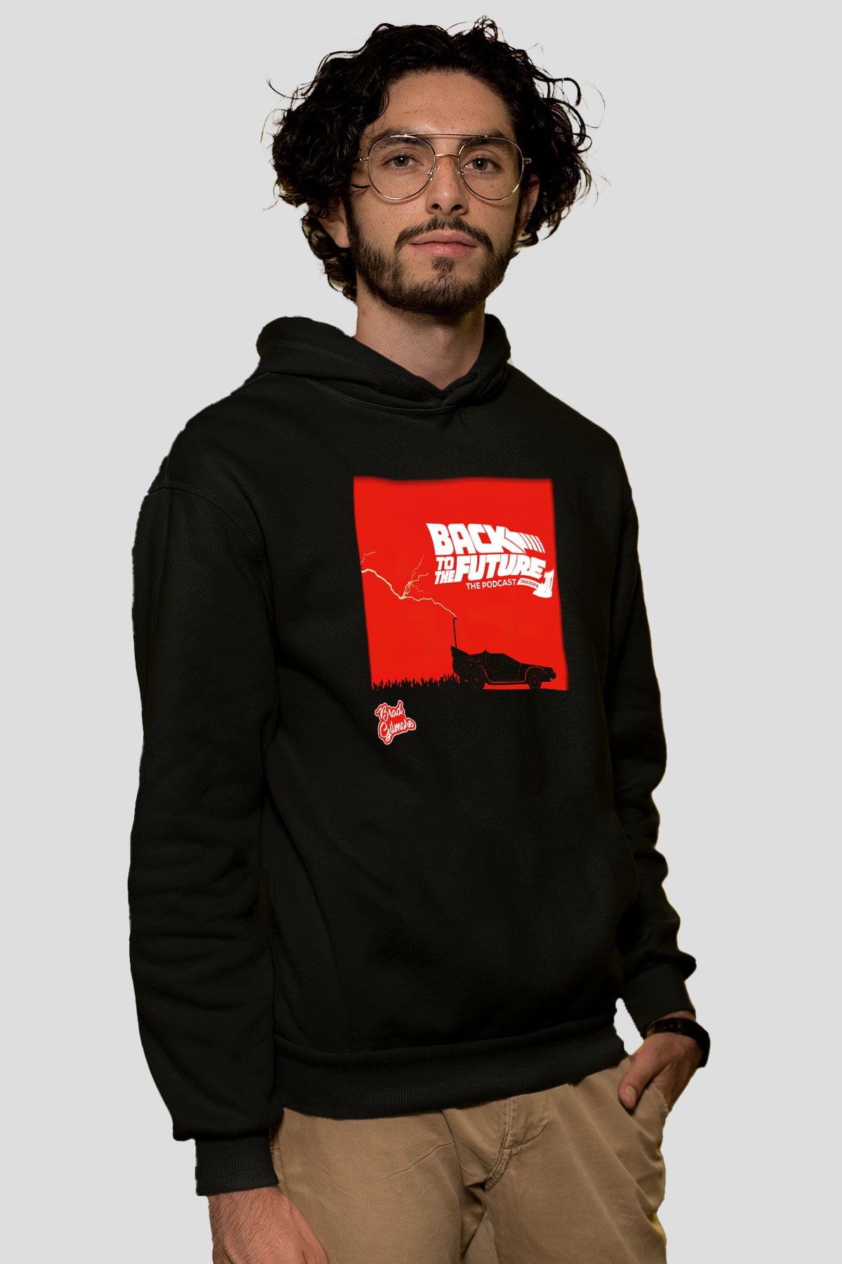 Back to the future Geleceğe Dönüş Siyah Unisex Kapüşonlu Sweatshirt