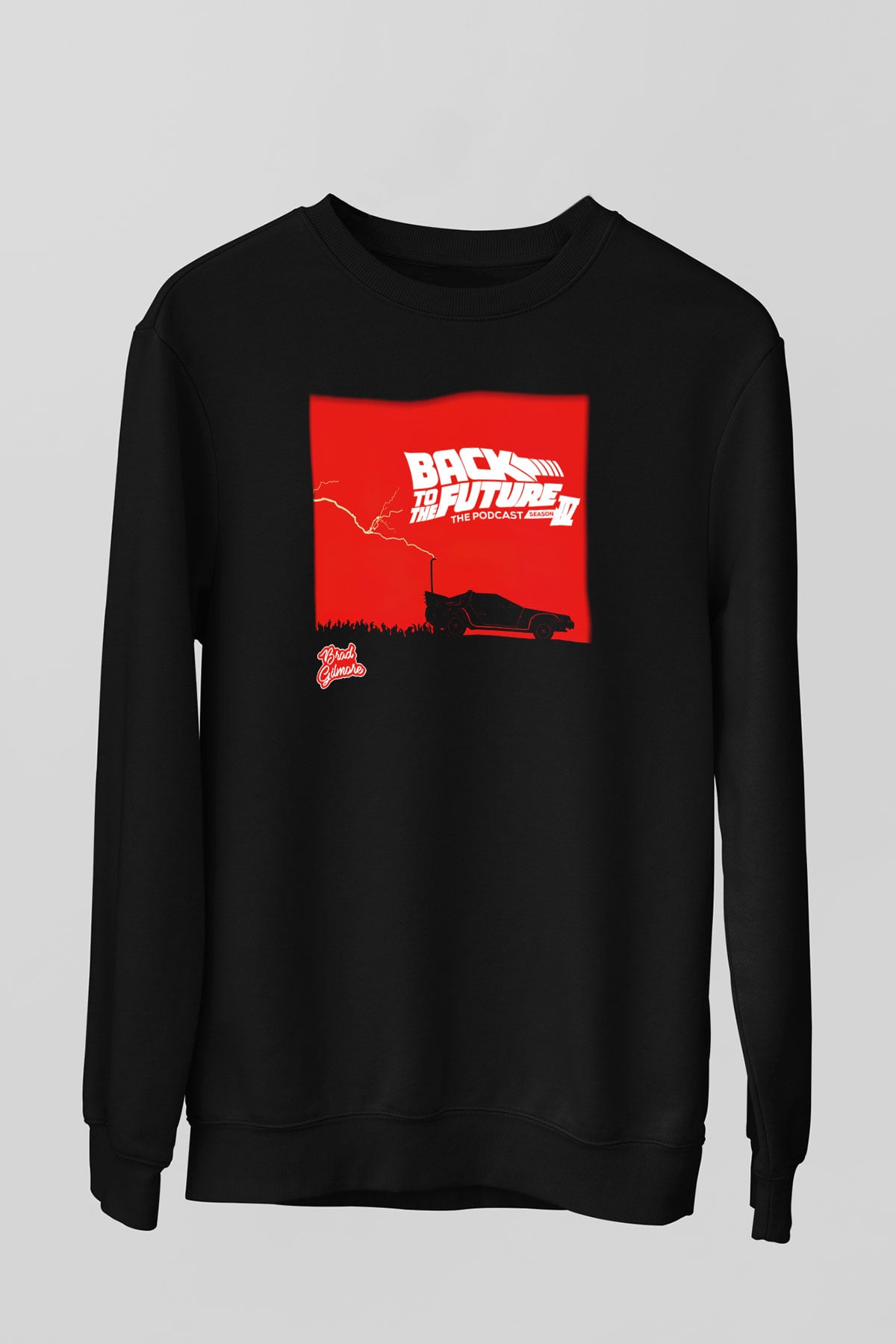 Back to the future Geleceğe Dönüş Siyah Unisex Sweatshirt