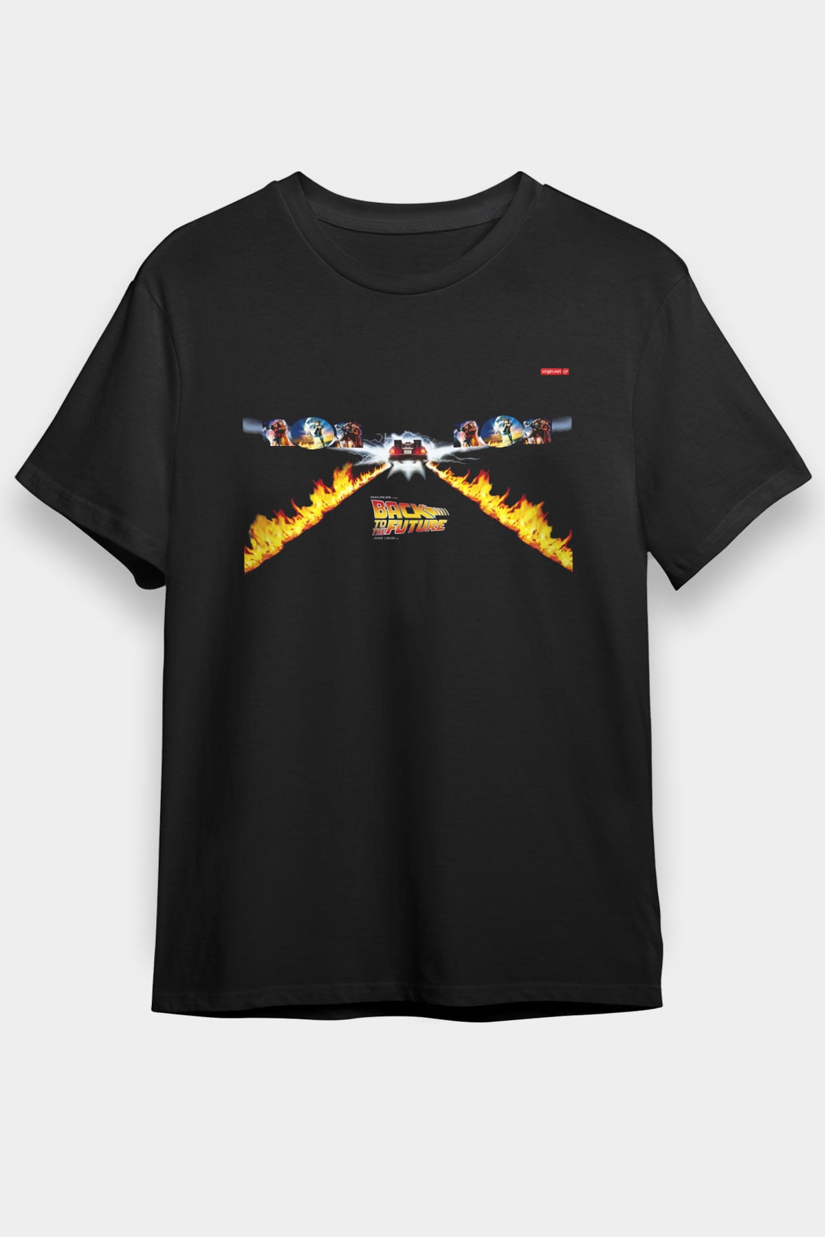 Back to the Future Geleceğe Dönüş Siyah Unisex Tişört T-Shirt