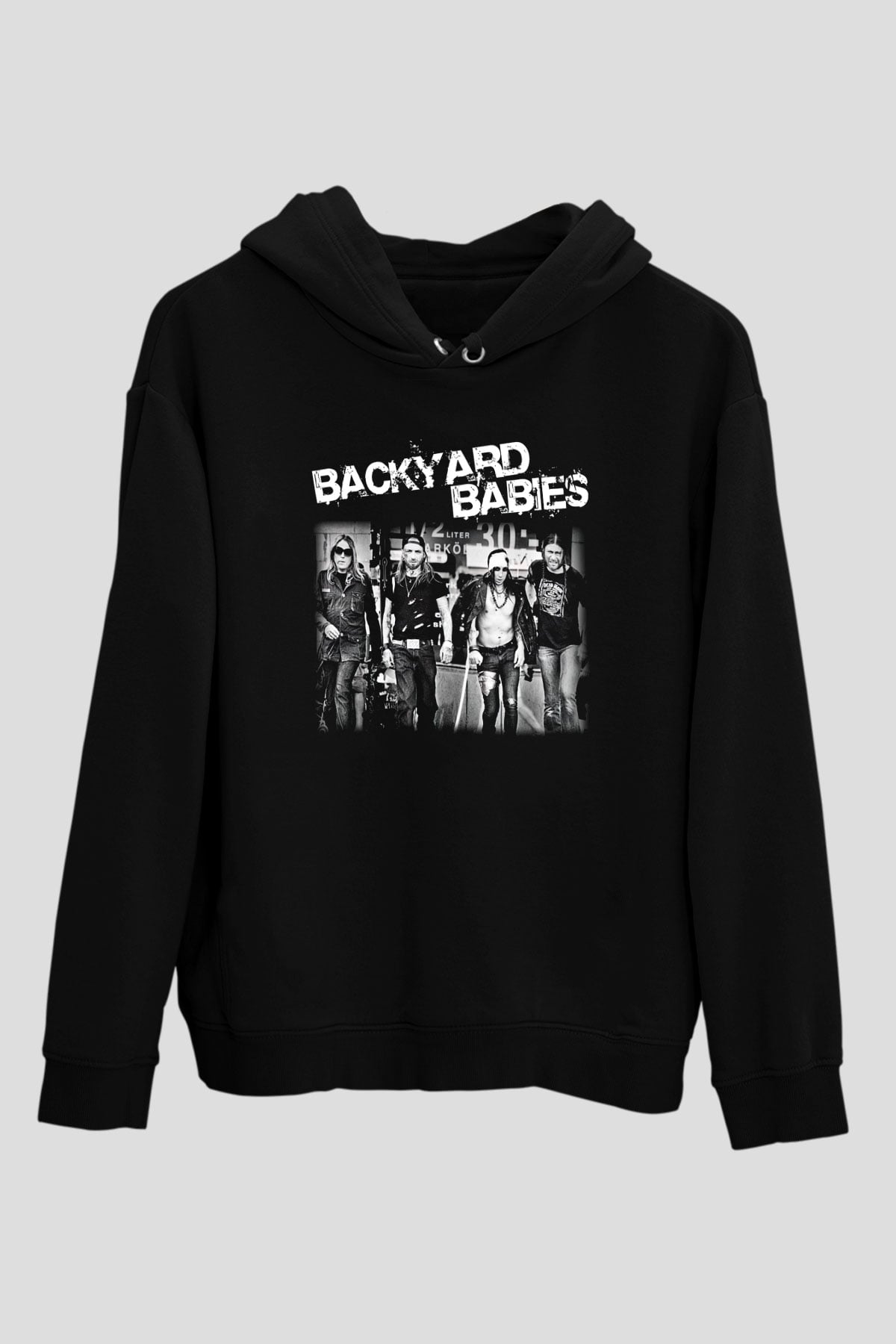 Backyard Babies Siyah Unisex Hoodie