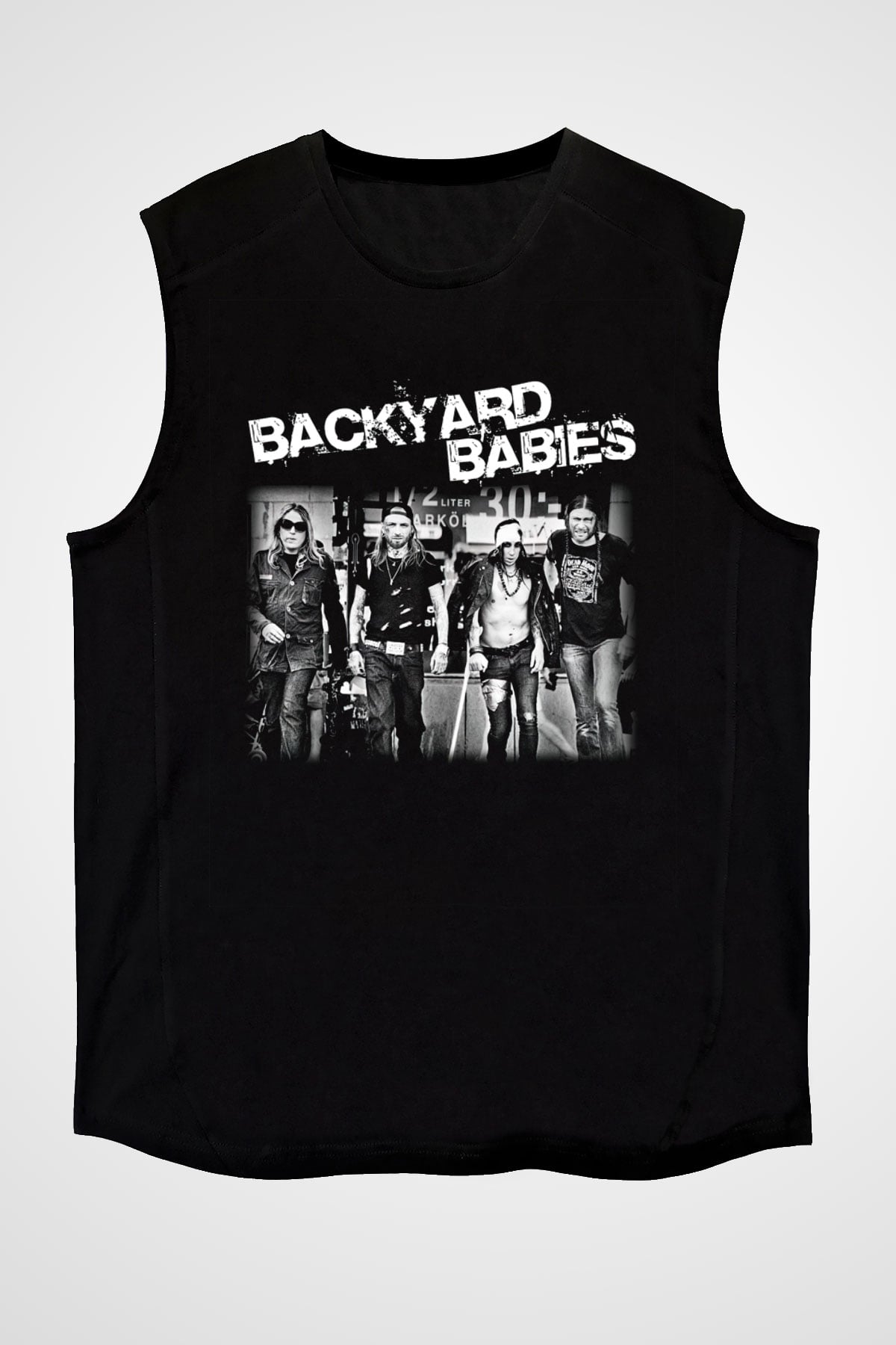 Backyard Babies Siyah Unisex Kolsuz Tişört