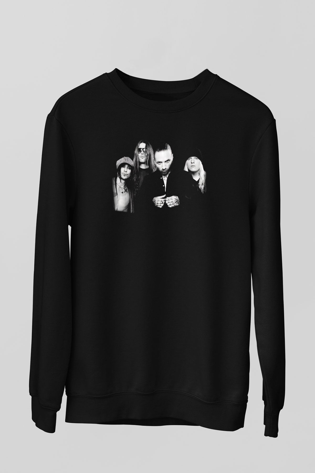Backyard Babies Siyah Unisex Sweatshirt