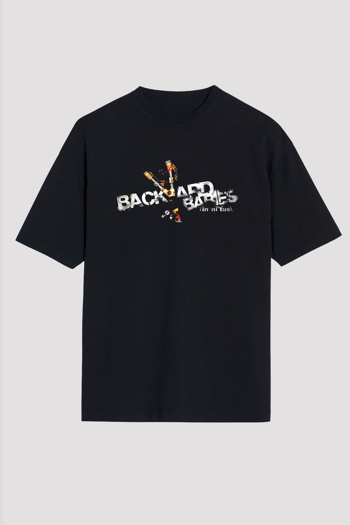 Backyard Babies Siyah Unisex Tişört T-Shirt - TişörtFabrikası