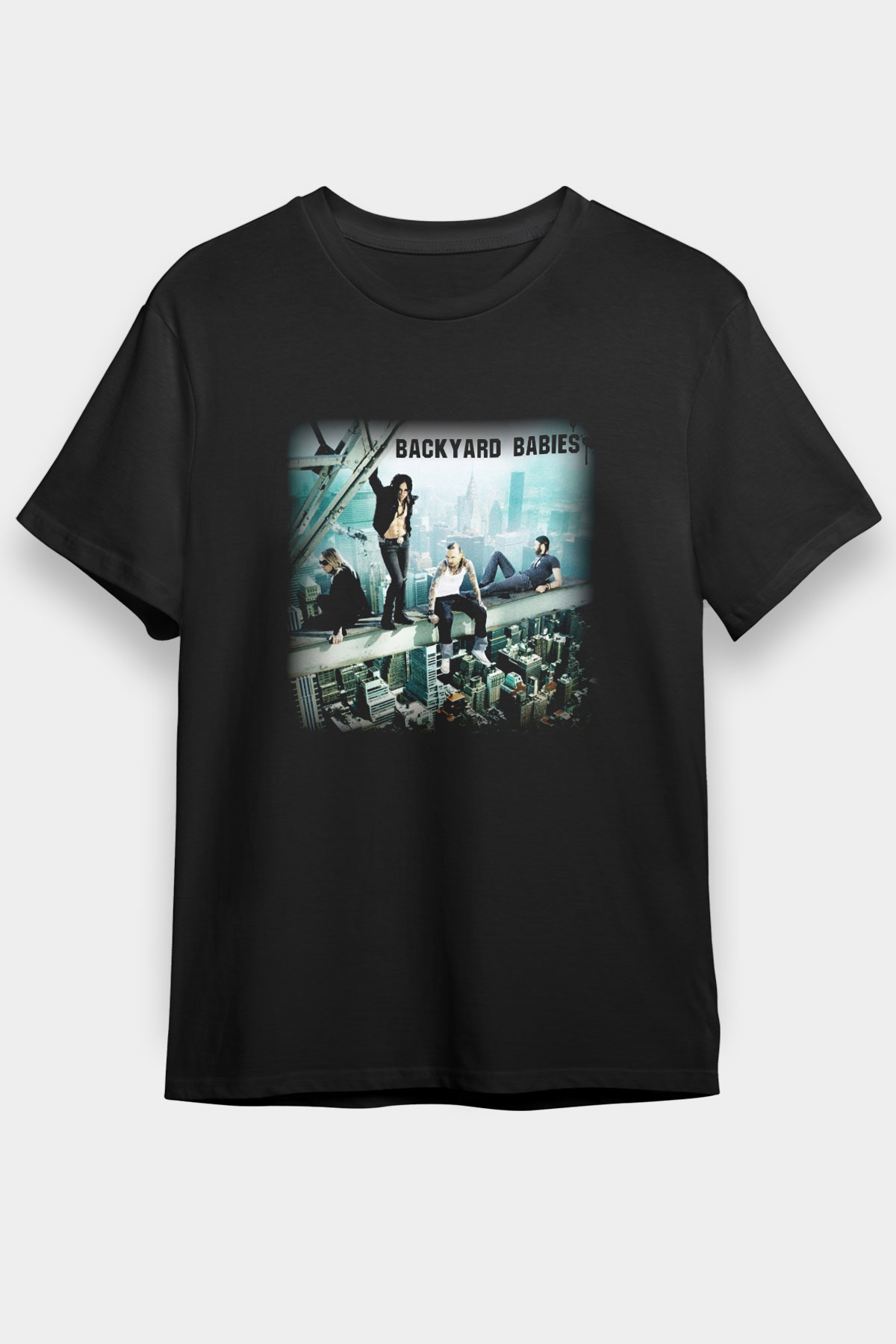 Backyard Babies Siyah Unisex Tişört T-Shirt - TişörtFabrikası