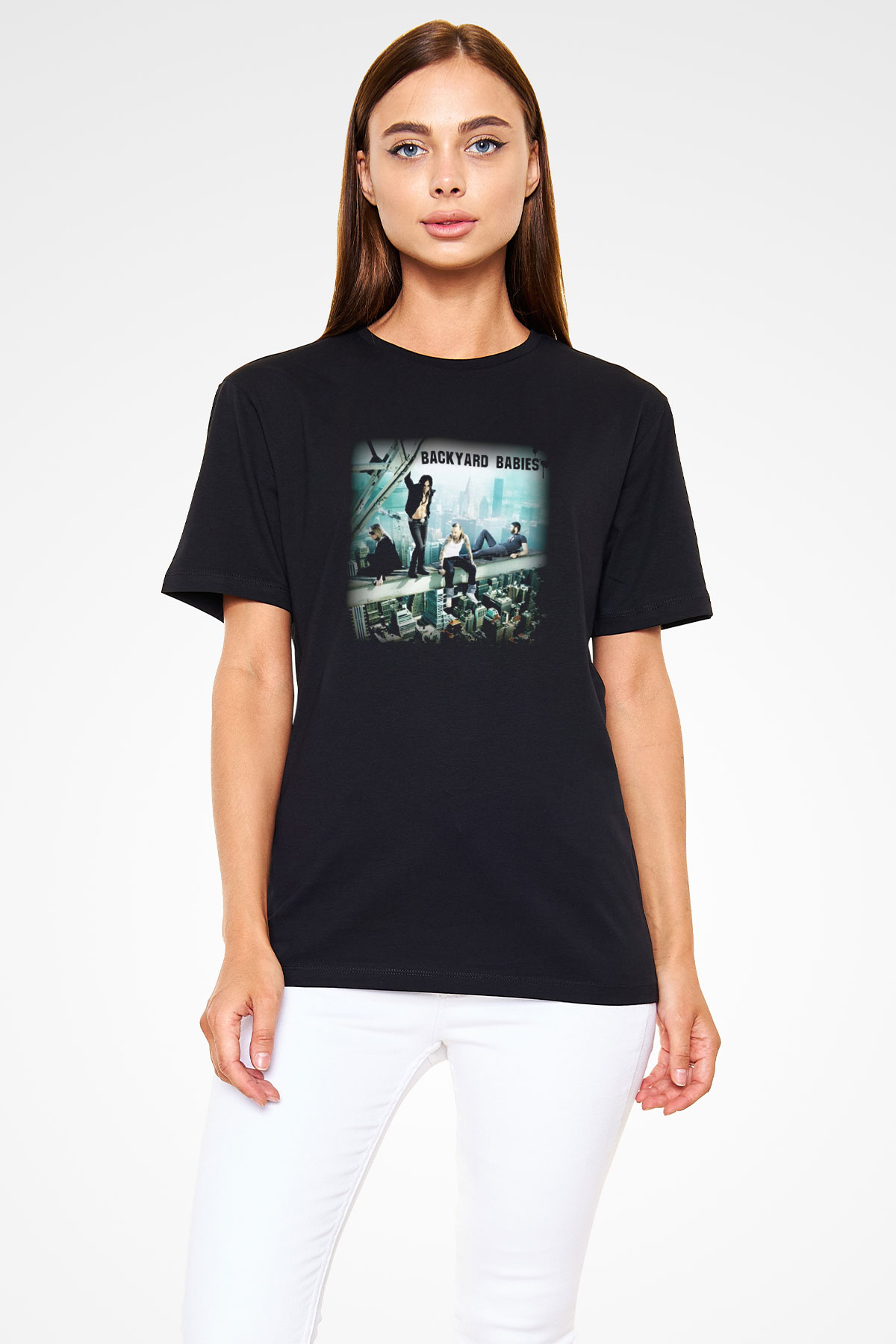 Backyard Babies Siyah Unisex Tişört T-Shirt - TişörtFabrikası